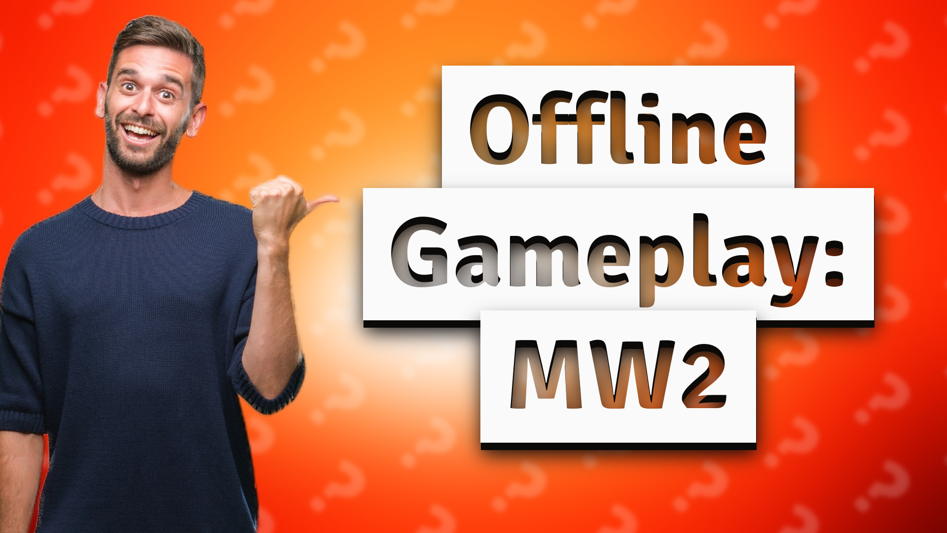 Offline Gameplay: MW2