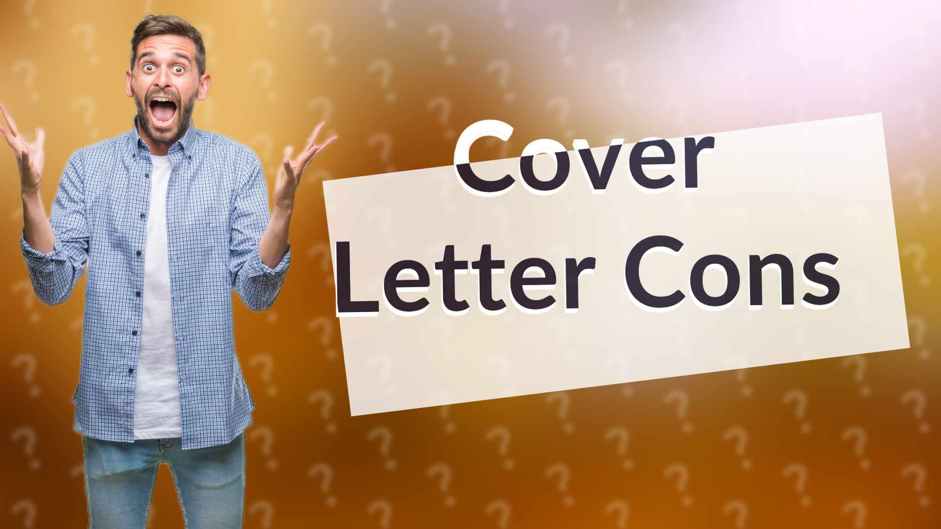 Cover Letter Cons