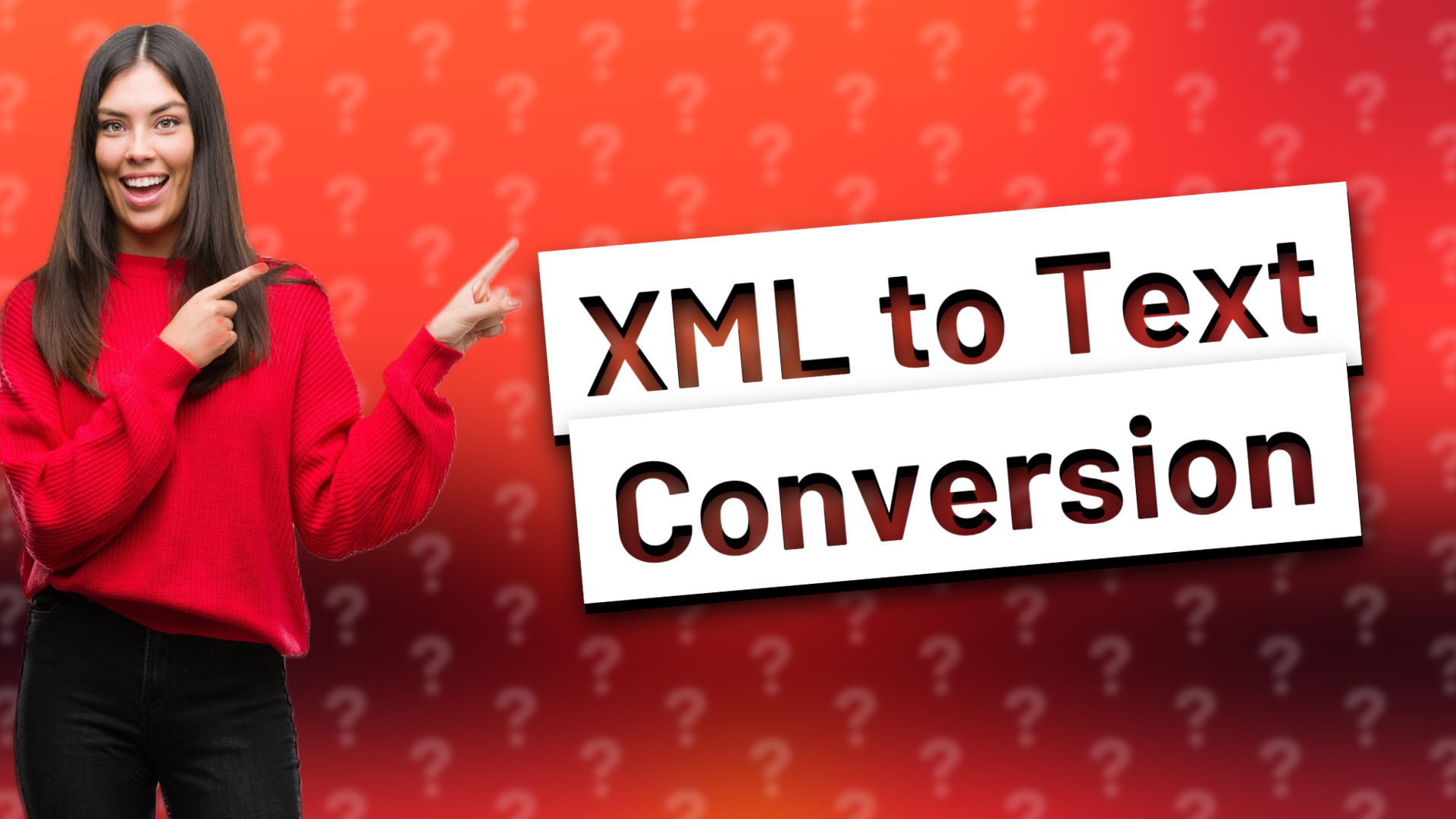XML to Text Conversion