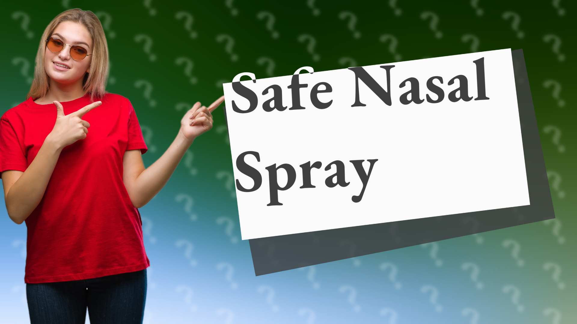 Safe Nasal Spray