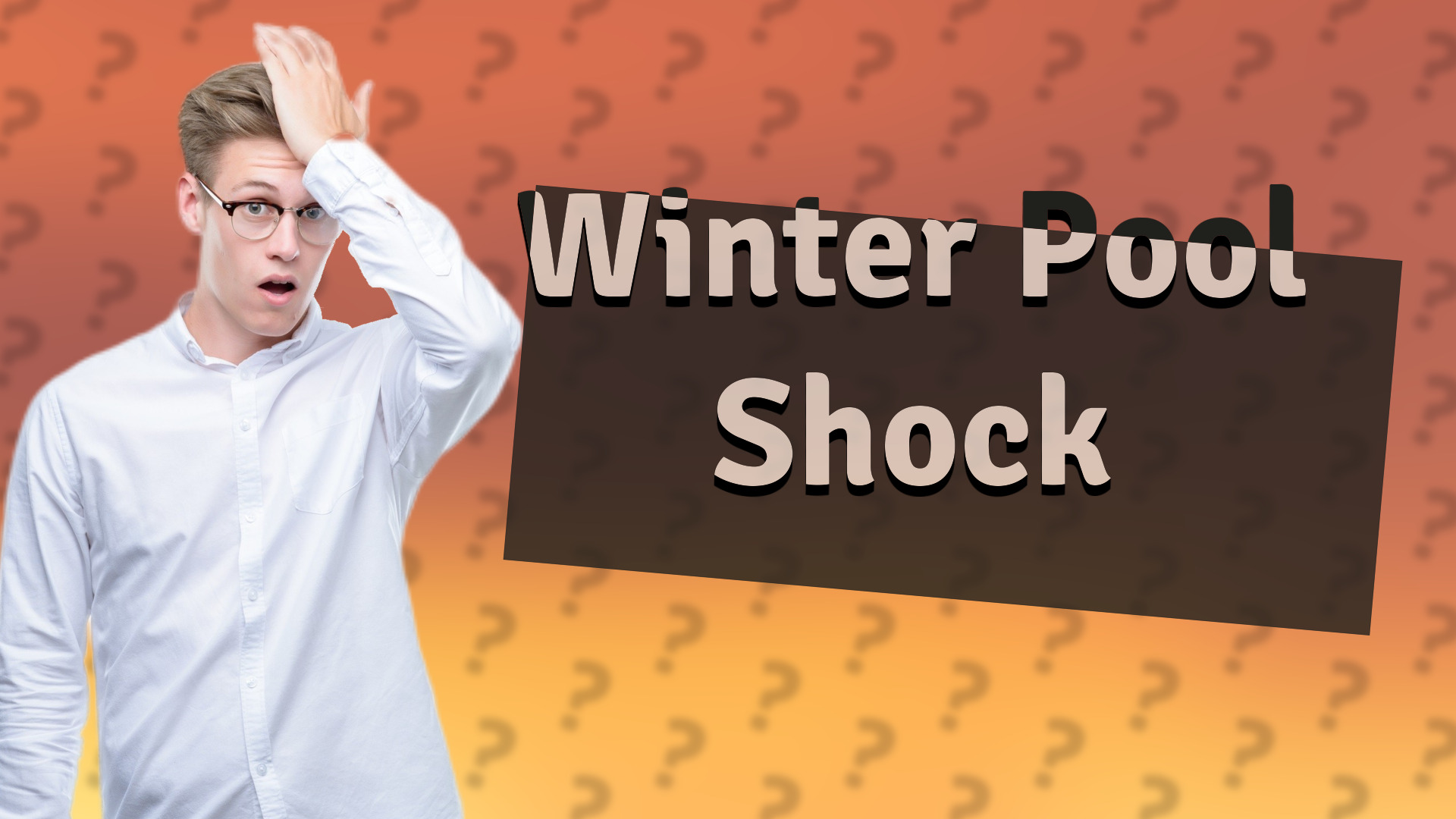 Winter Pool Shock