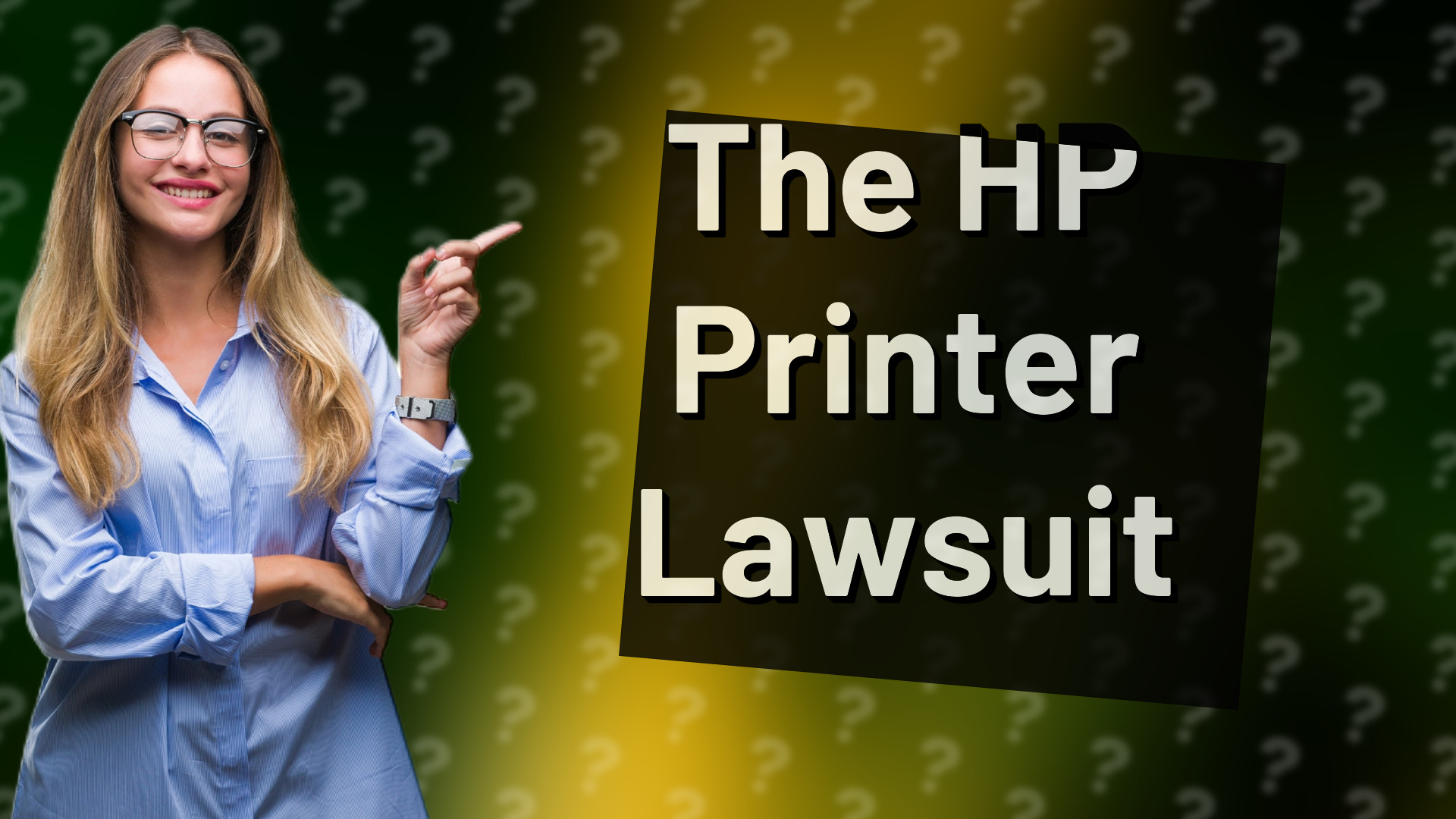 The HP Printer Lawsuit
