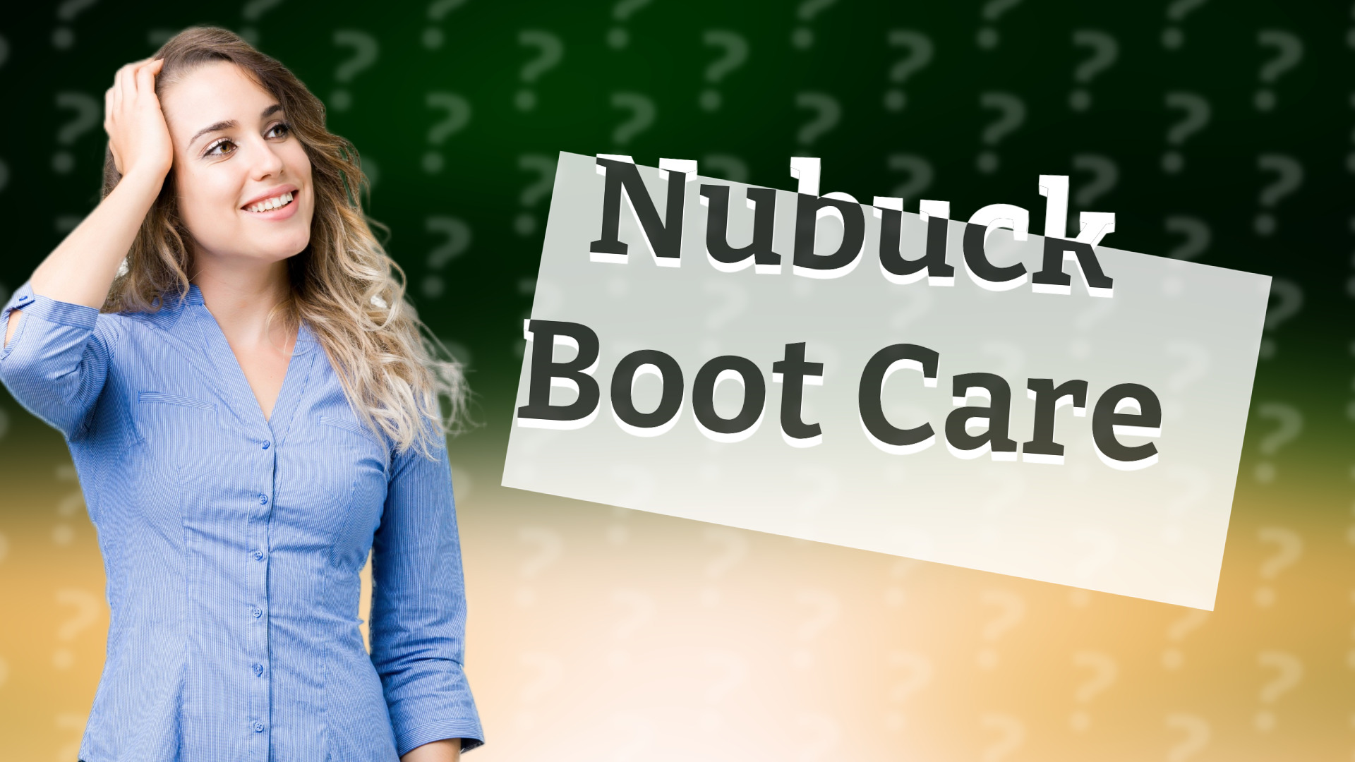 Nubuck Boot Care