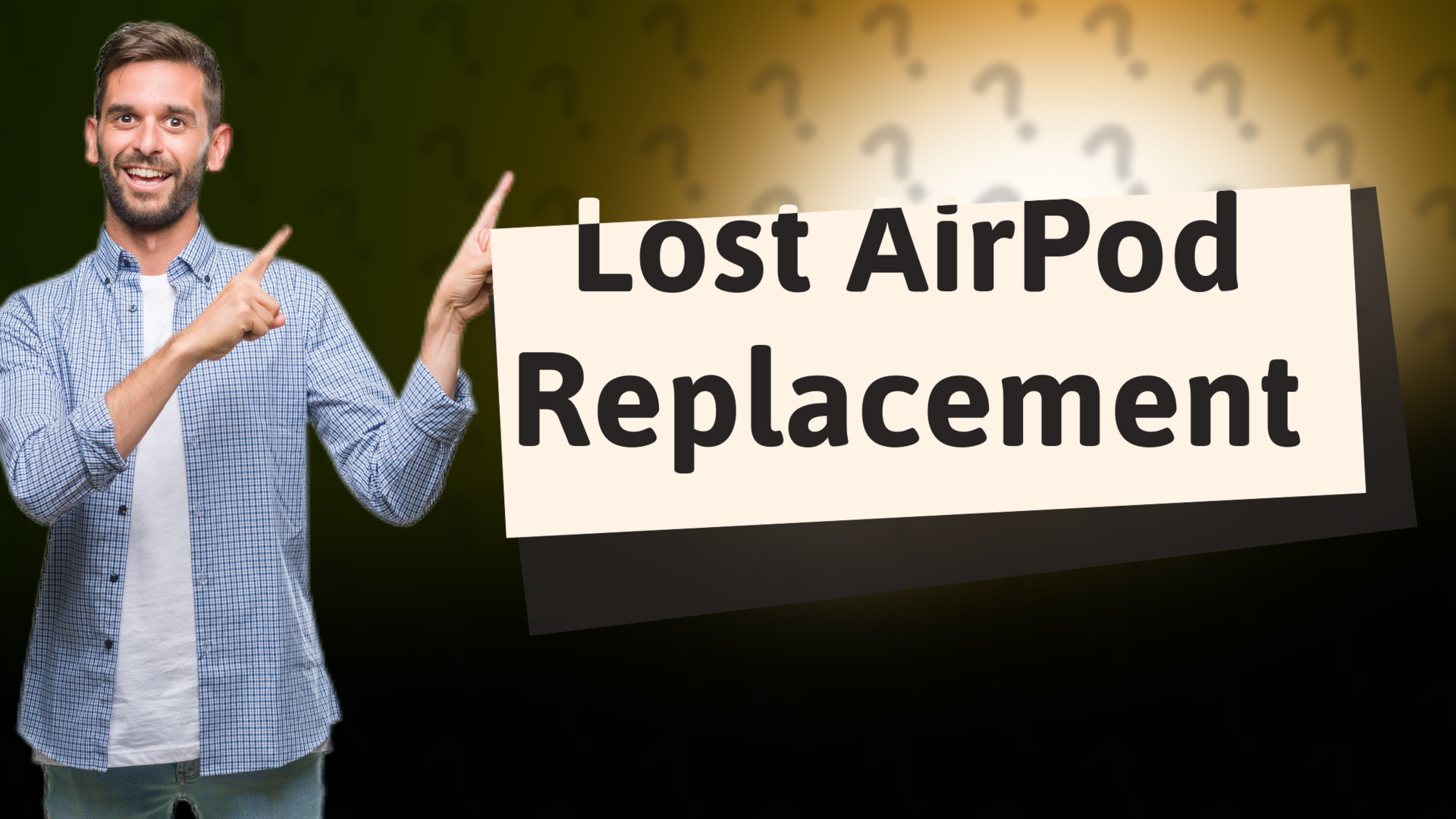 Lost AirPod Replacement
