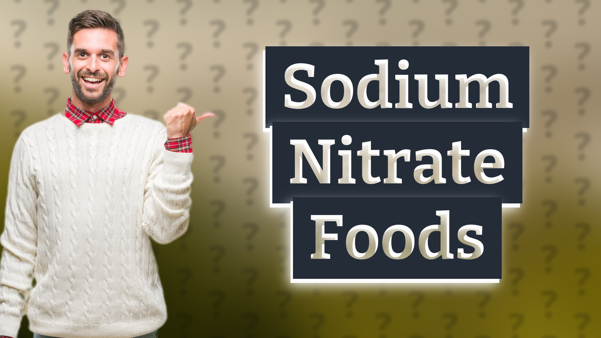 Sodium Nitrate Foods