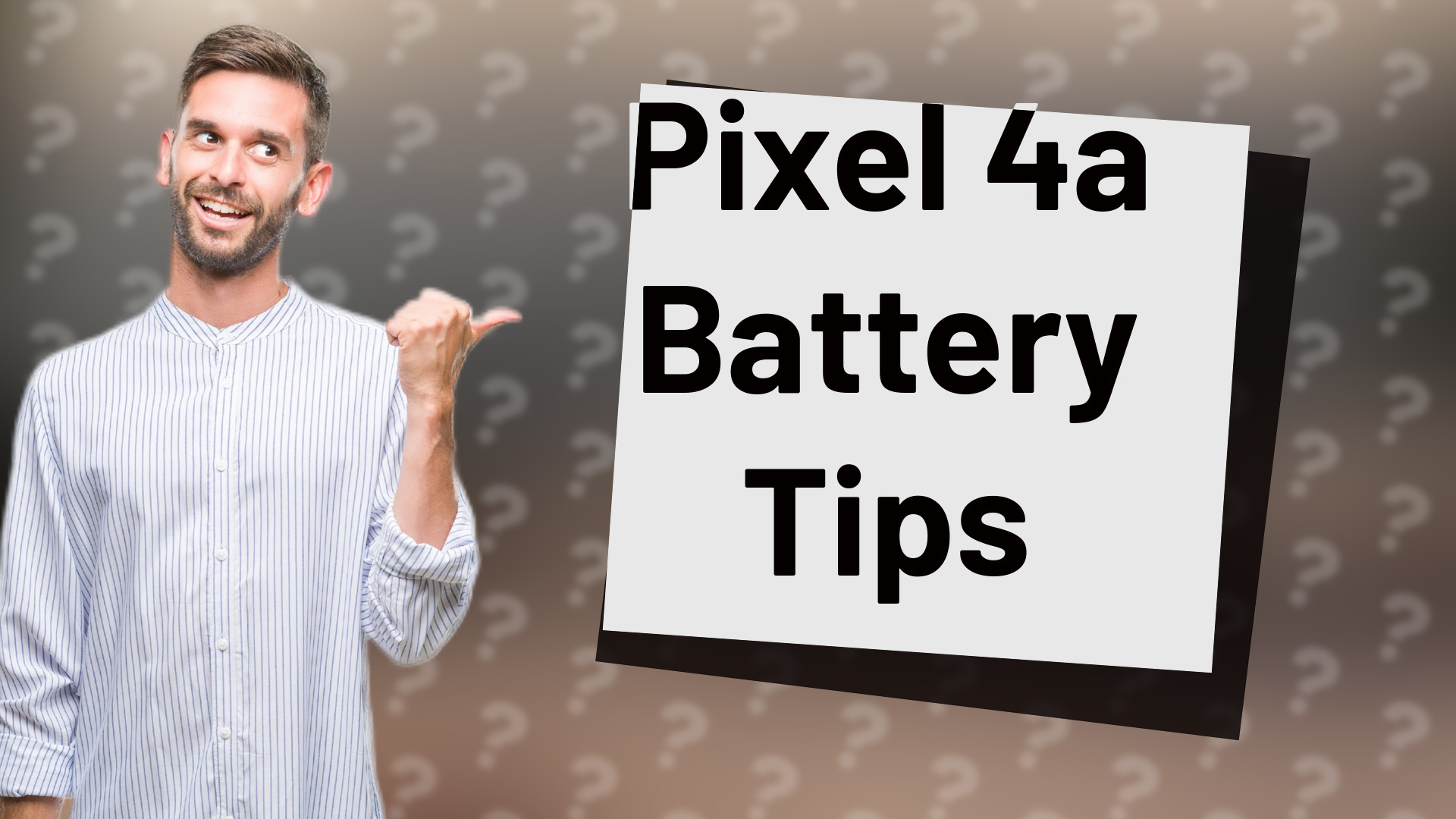 Pixel 4a Battery Tips
