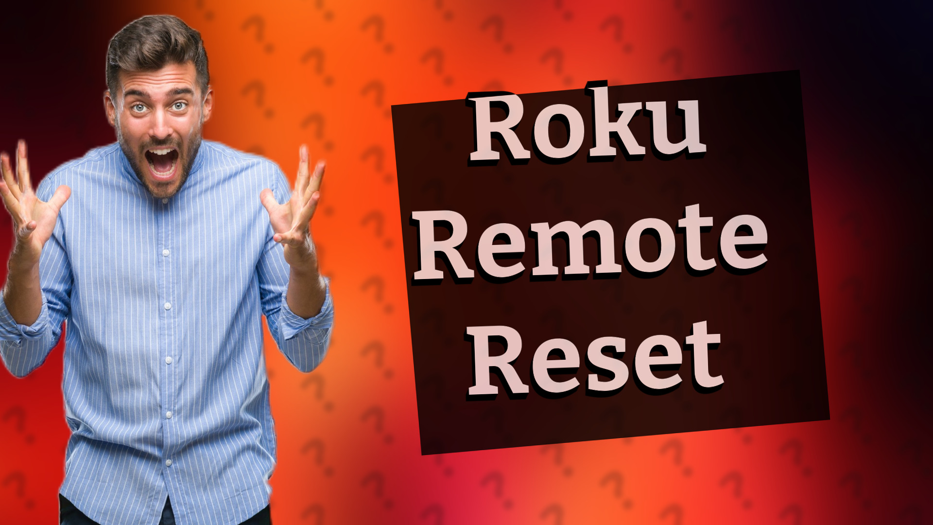 Roku Remote Reset