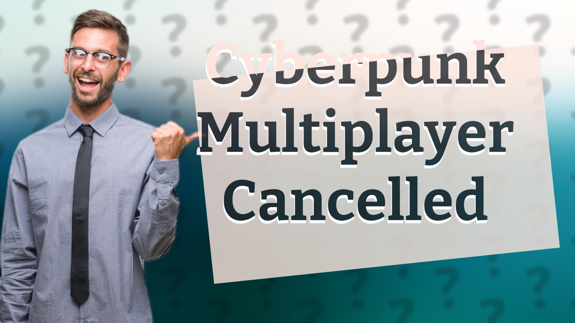 Cyberpunk Multiplayer Cancelled