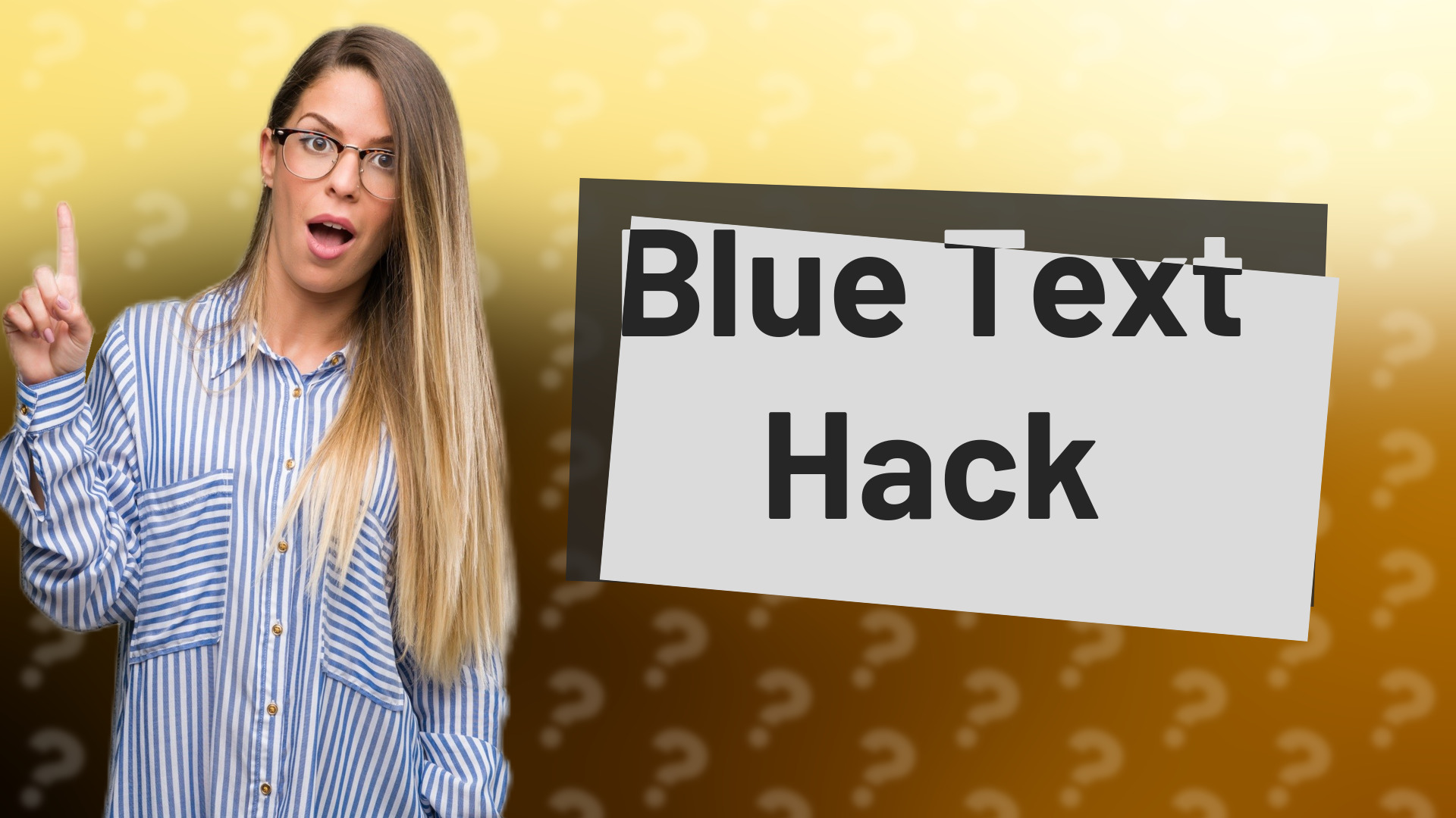 Blue Text Hack