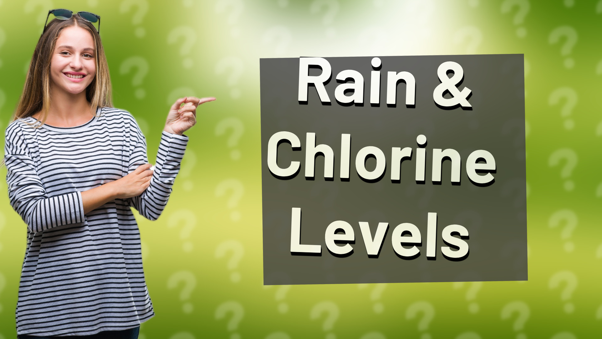 Rain & Chlorine Levels