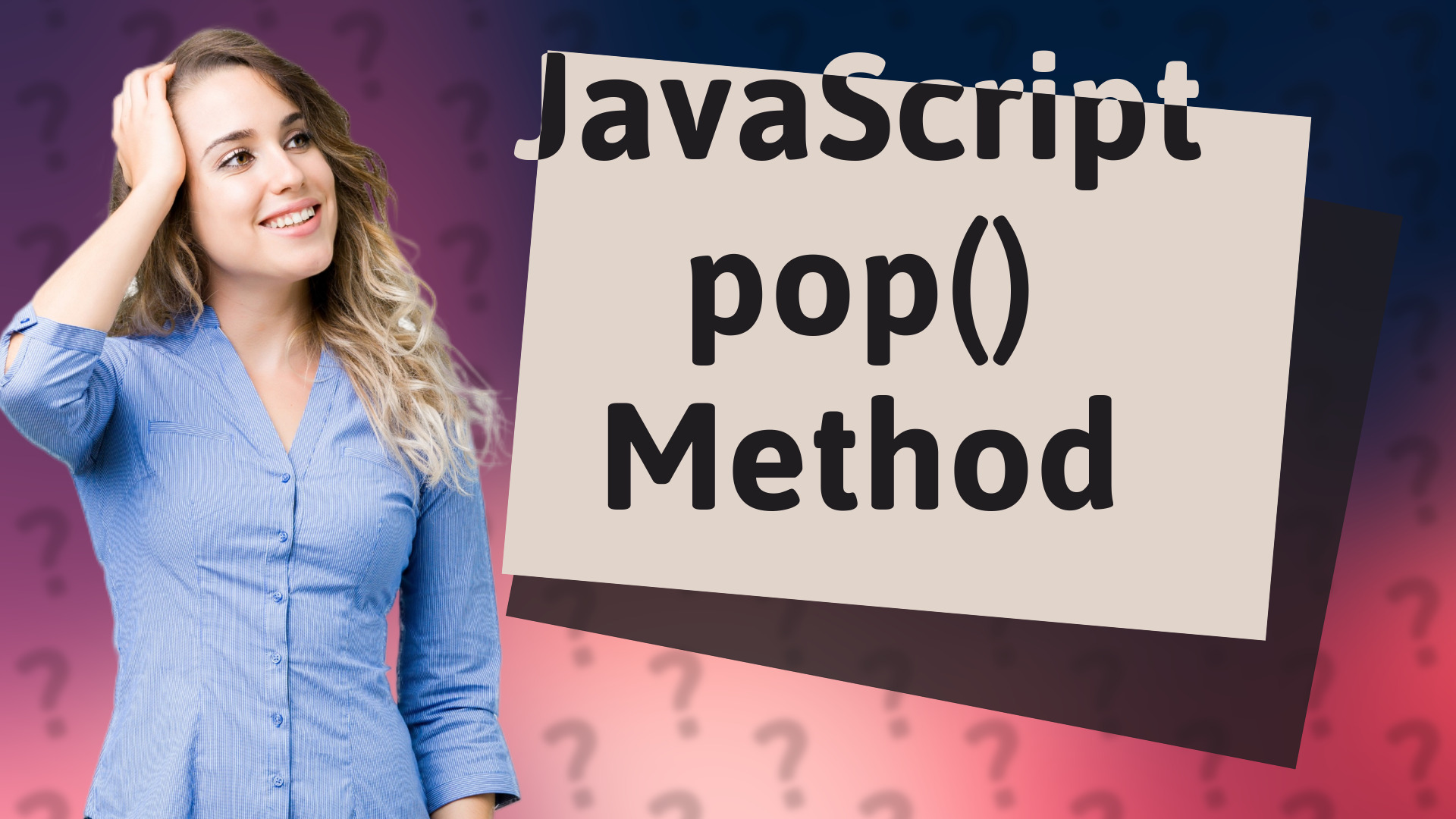JavaScript pop() Method