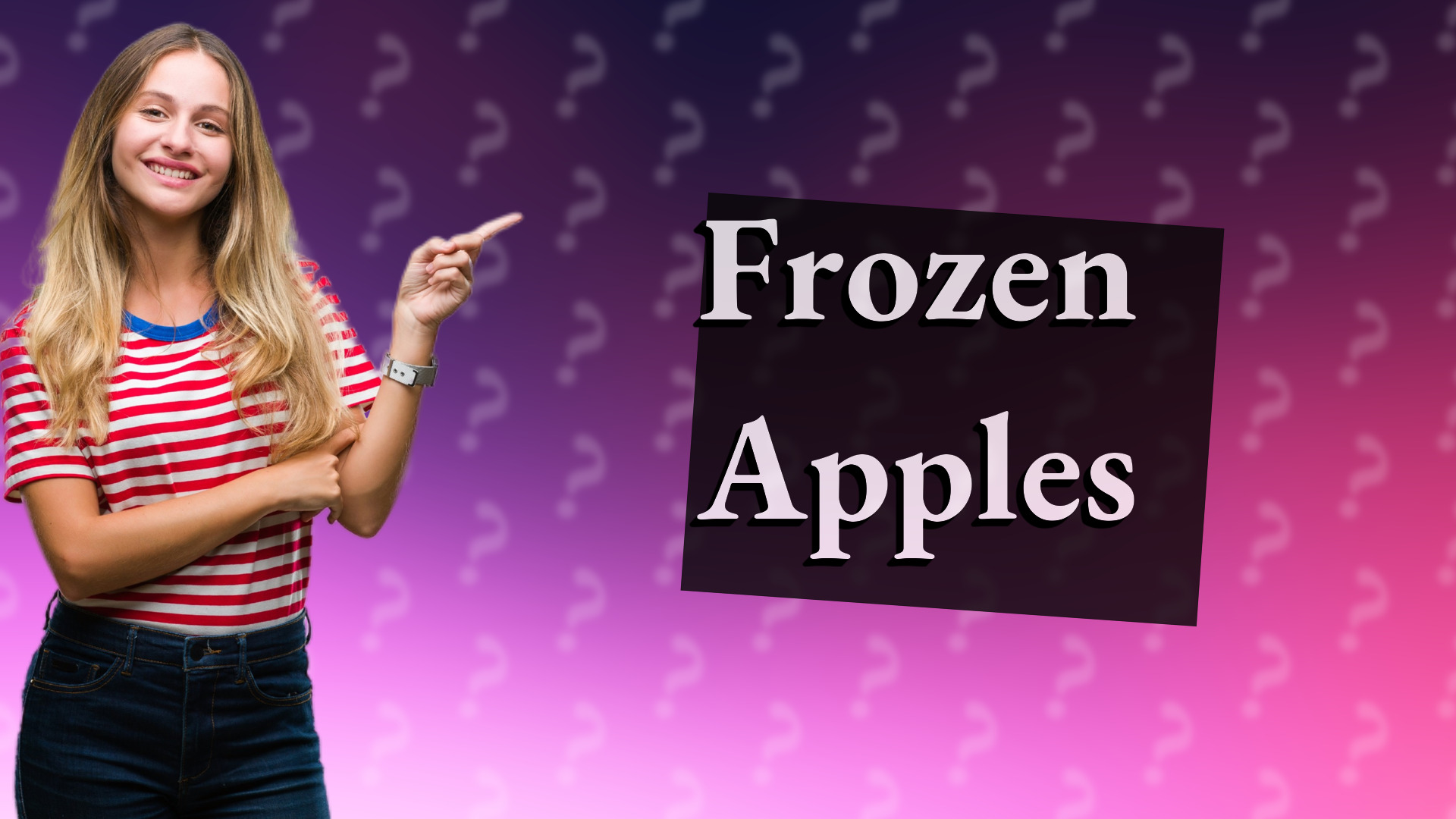 Frozen Apples