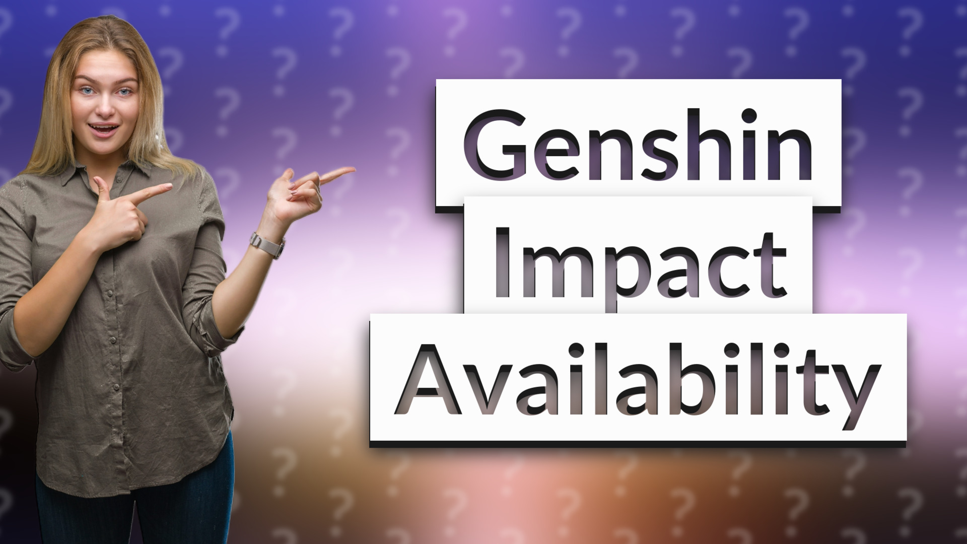 Genshin Impact Availability