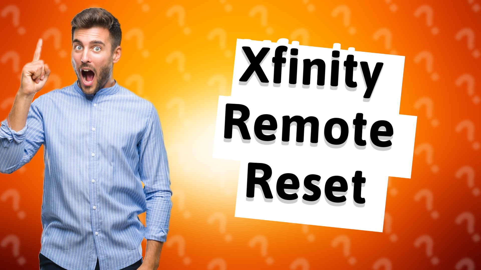 Xfinity Remote Reset