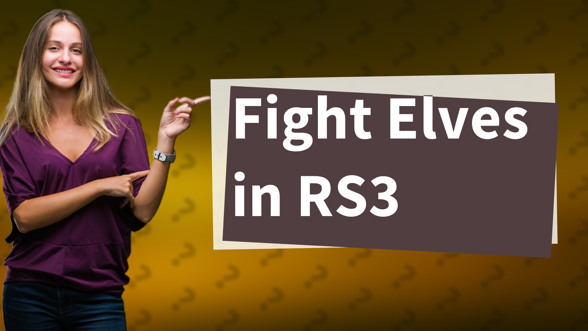 Fight Elves in RS3