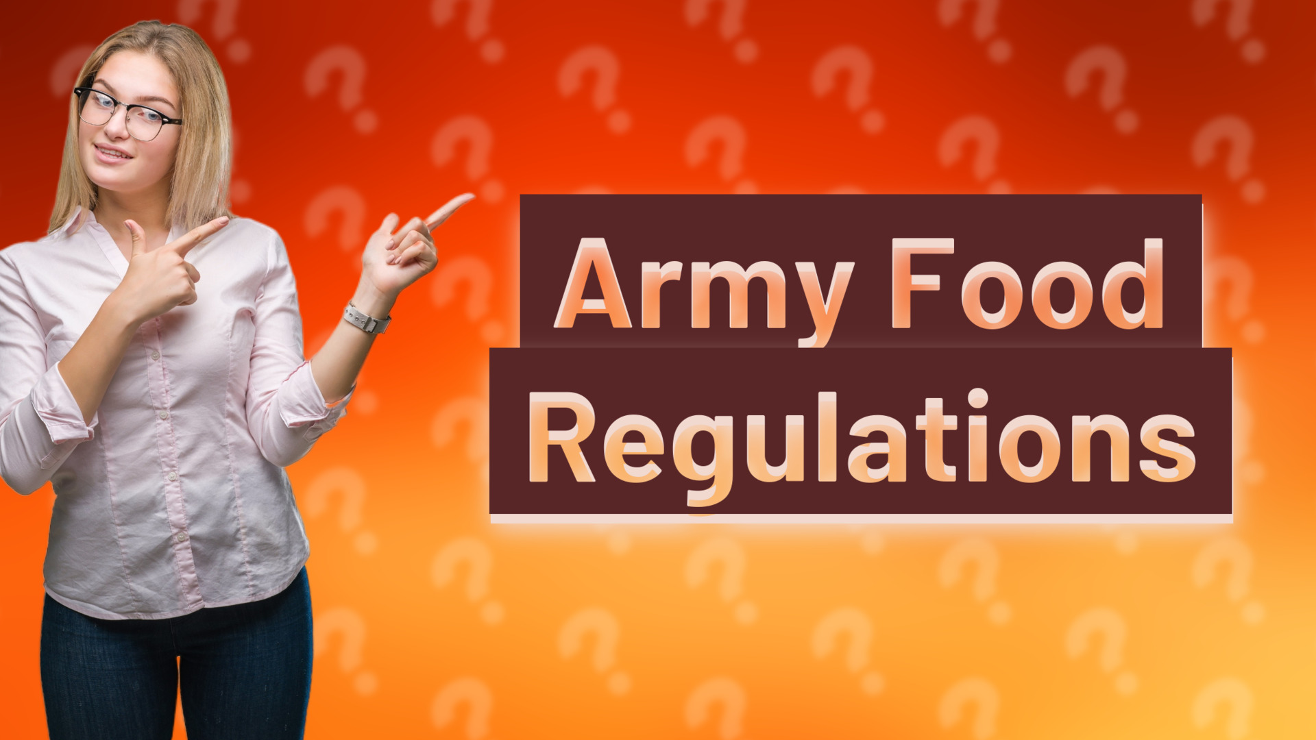 Army Food Regulations