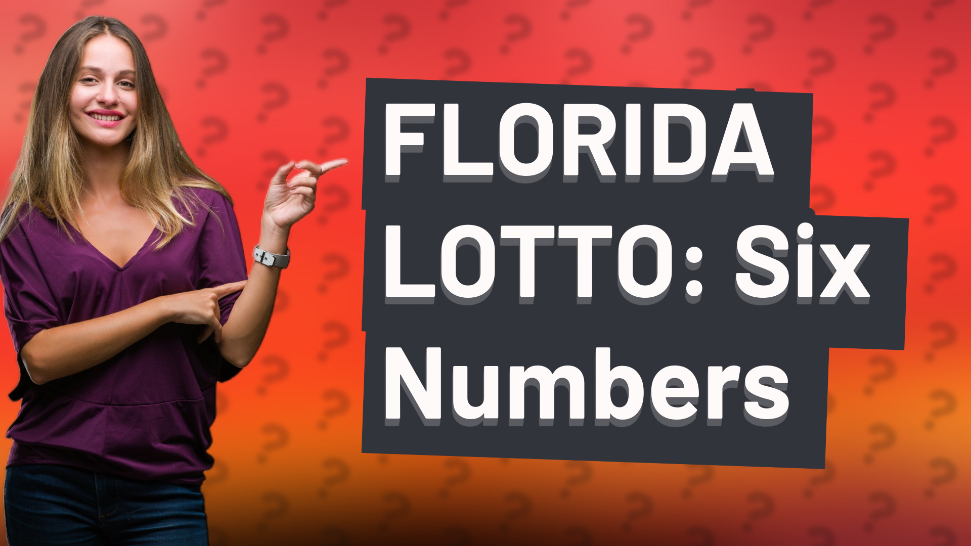 FLORIDA LOTTO: Six Numbers