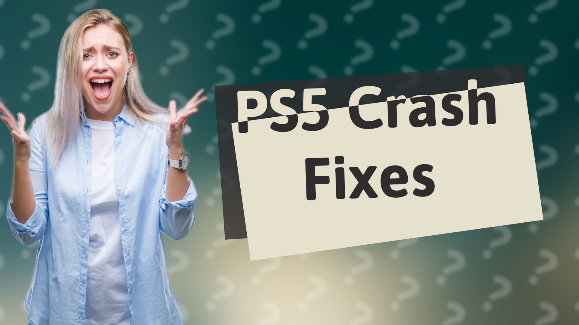 PS5 Crash Fixes