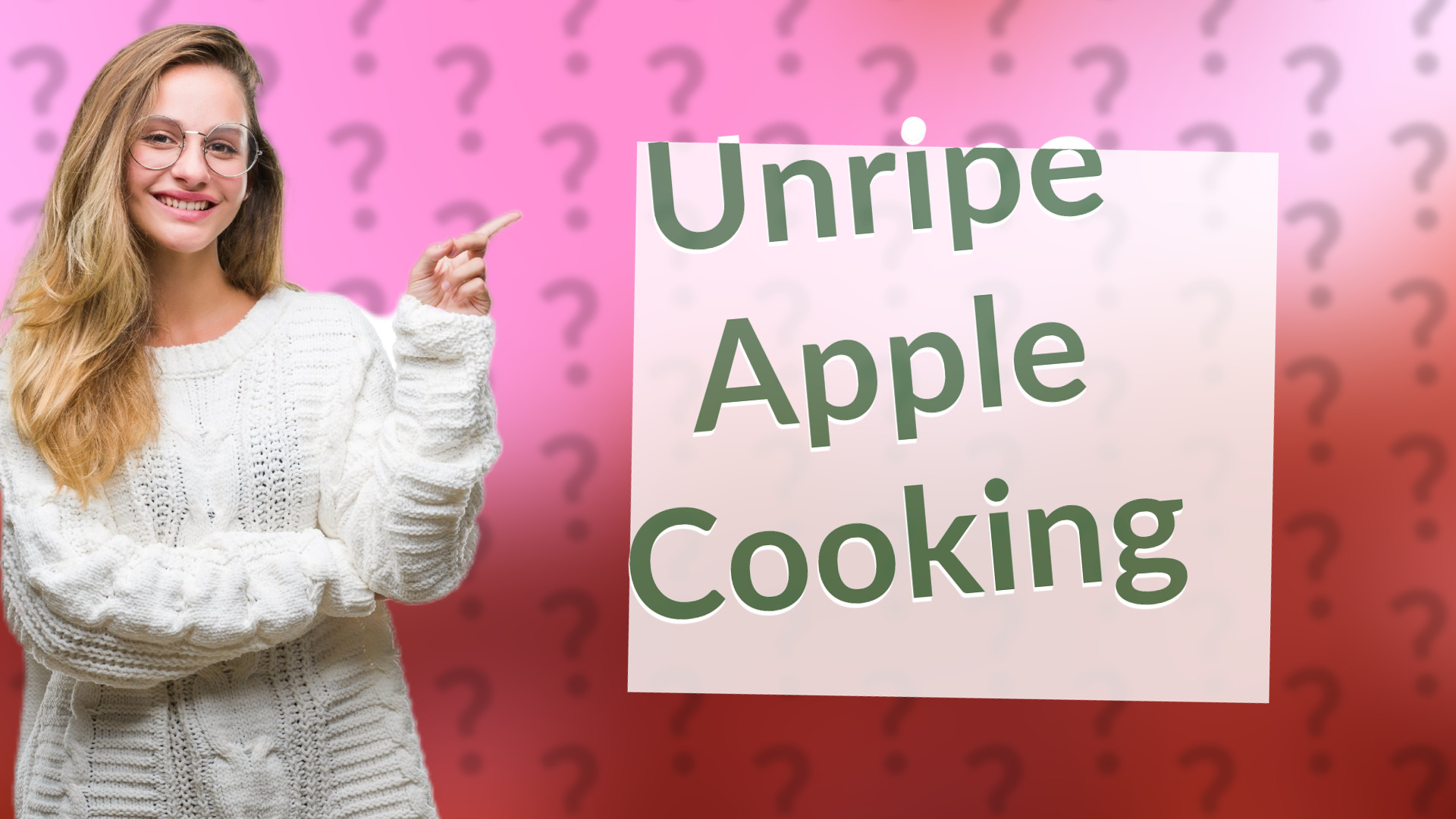 Unripe Apple Cooking
