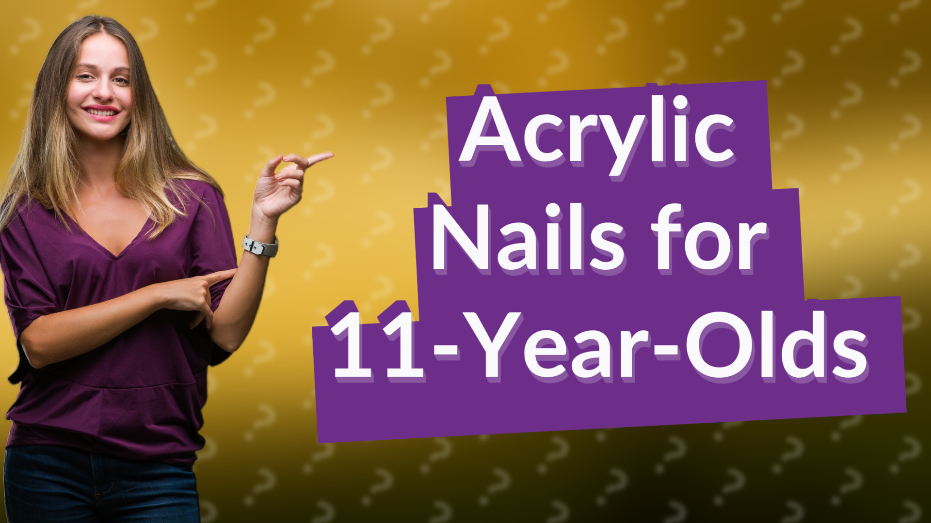 Acrylic Nails for 11-Year-Olds