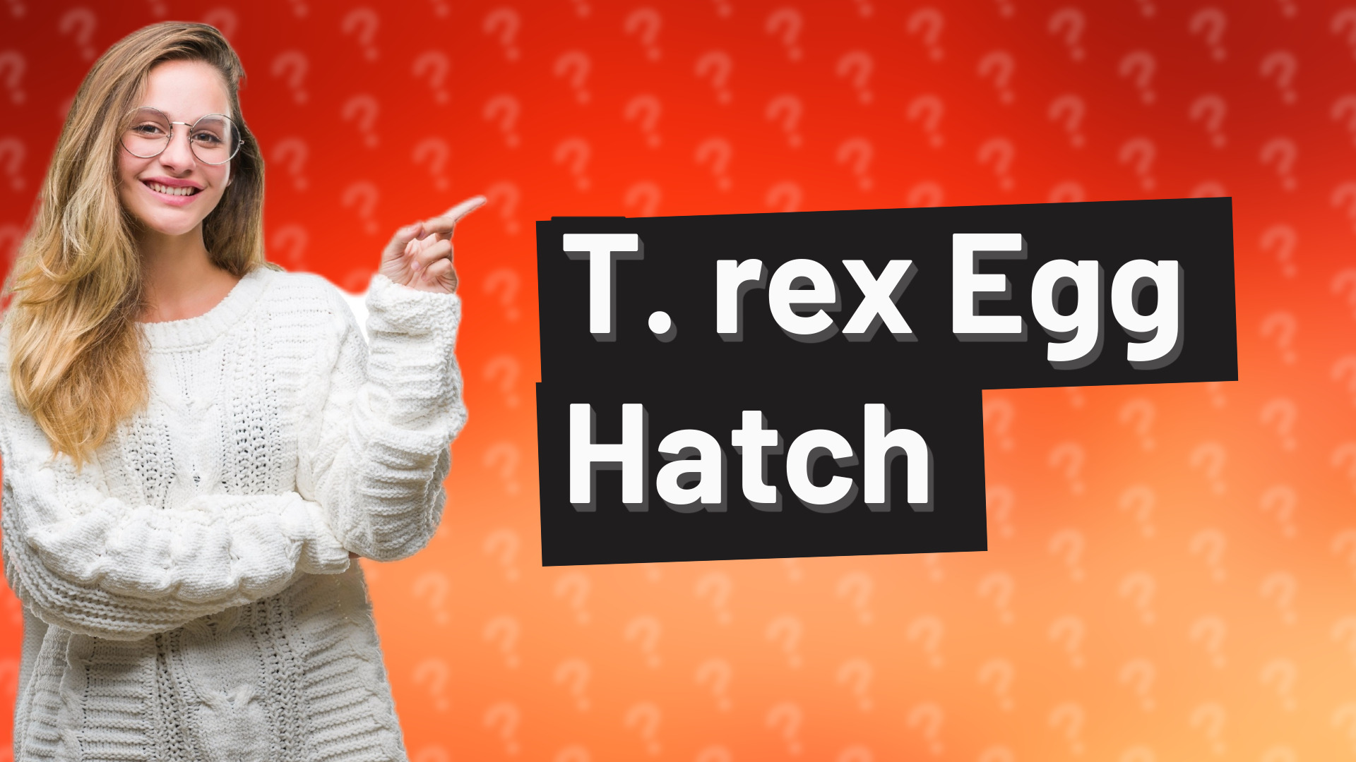 T. rex Egg Hatch