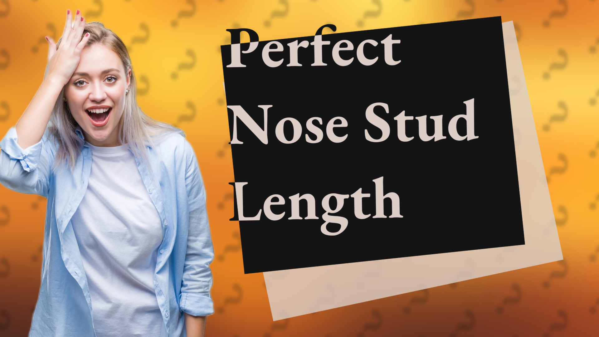 Perfect Nose Stud Length