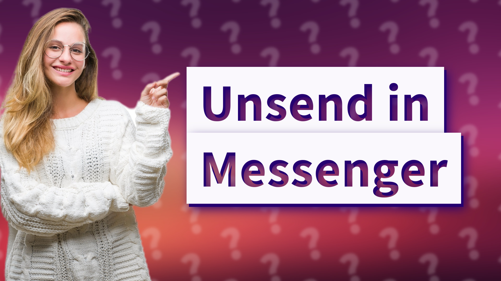 Unsend in Messenger