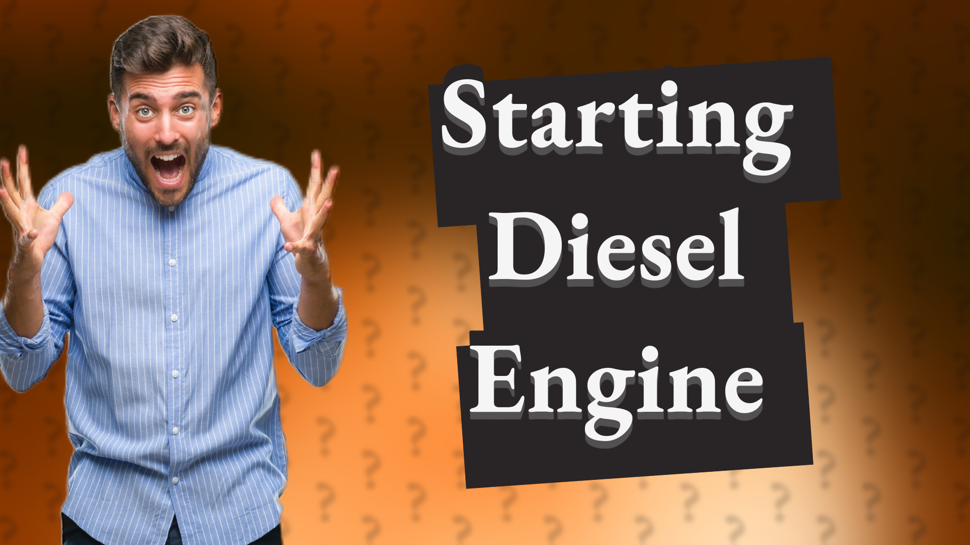 Starting Diesel Engine