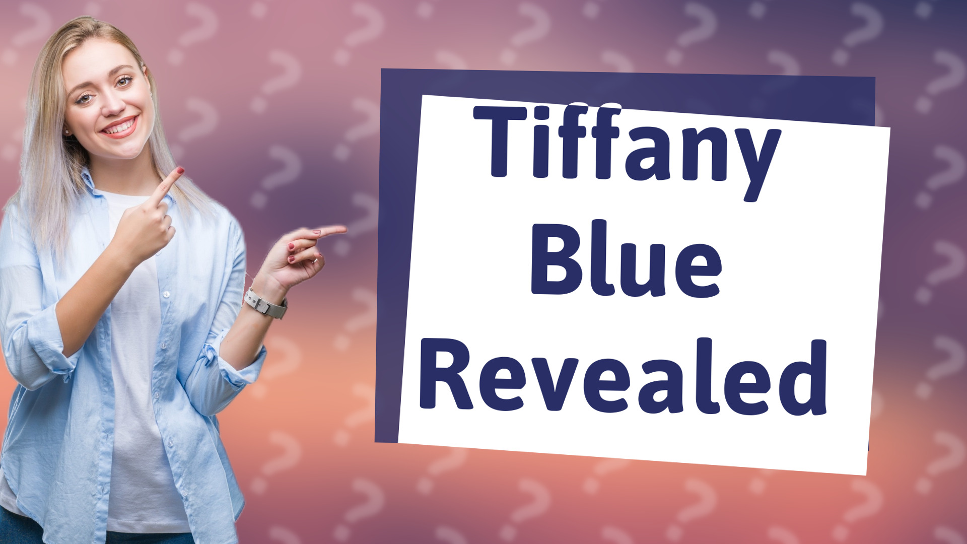 Tiffany Blue Revealed