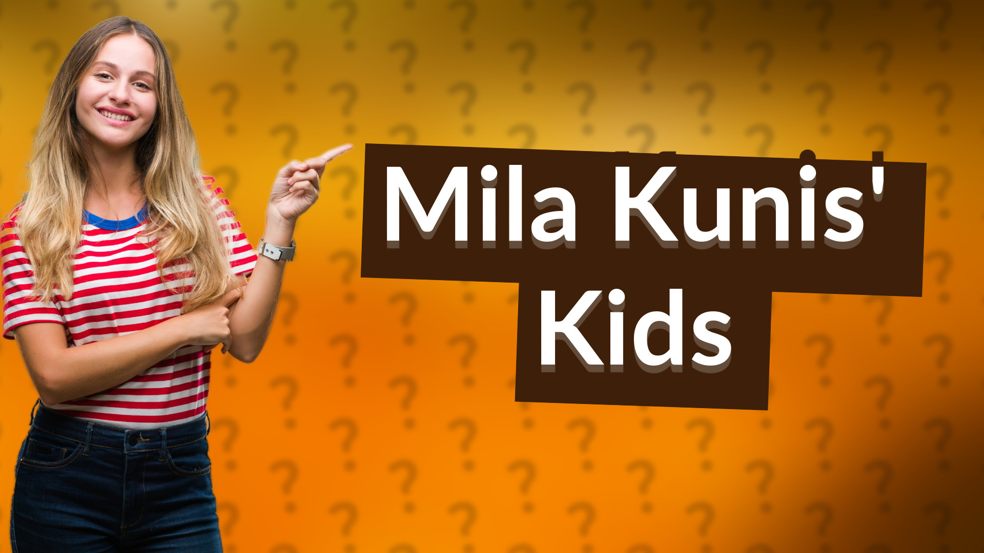 Mila Kunis' Kids