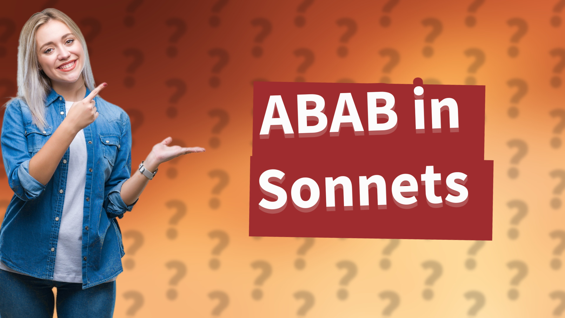 ABAB in Sonnets