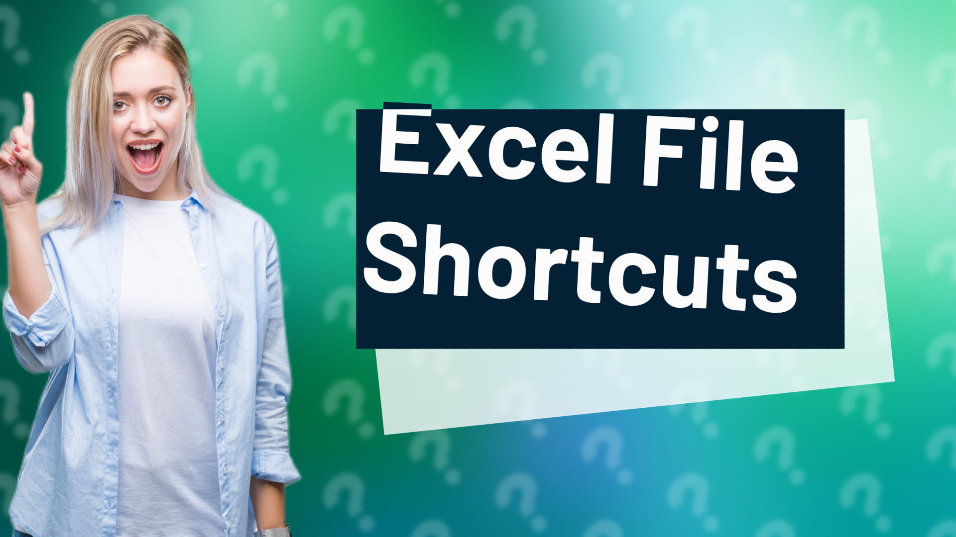Excel File Shortcuts