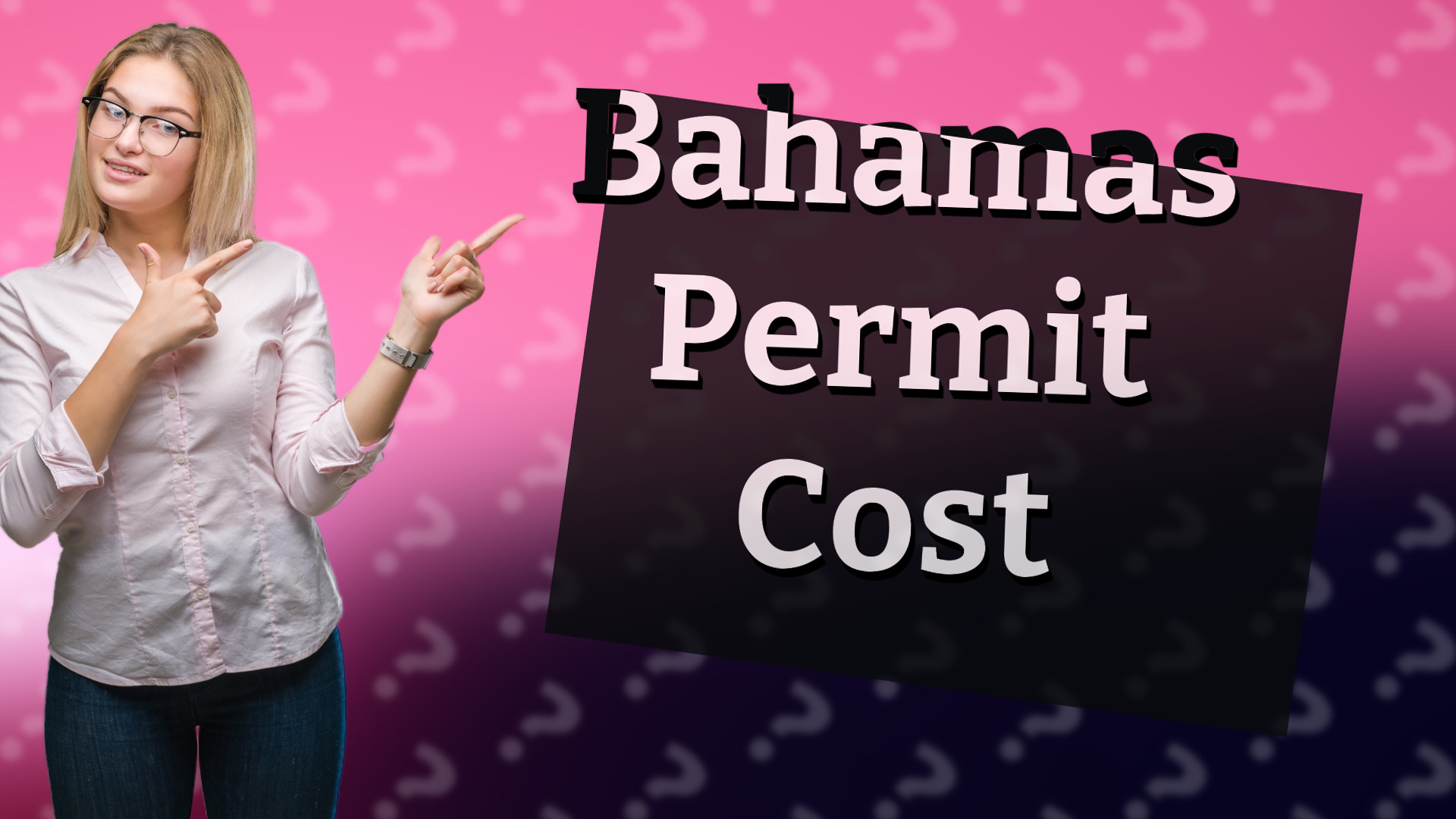 Bahamas Permit Cost