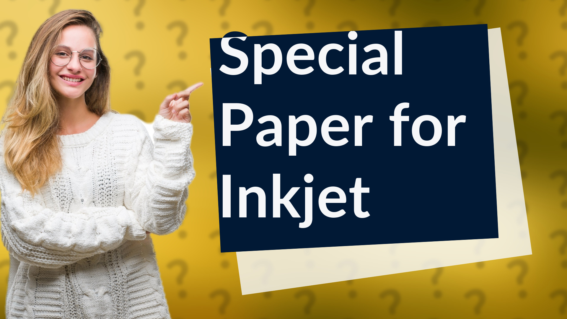 Special Paper for Inkjet