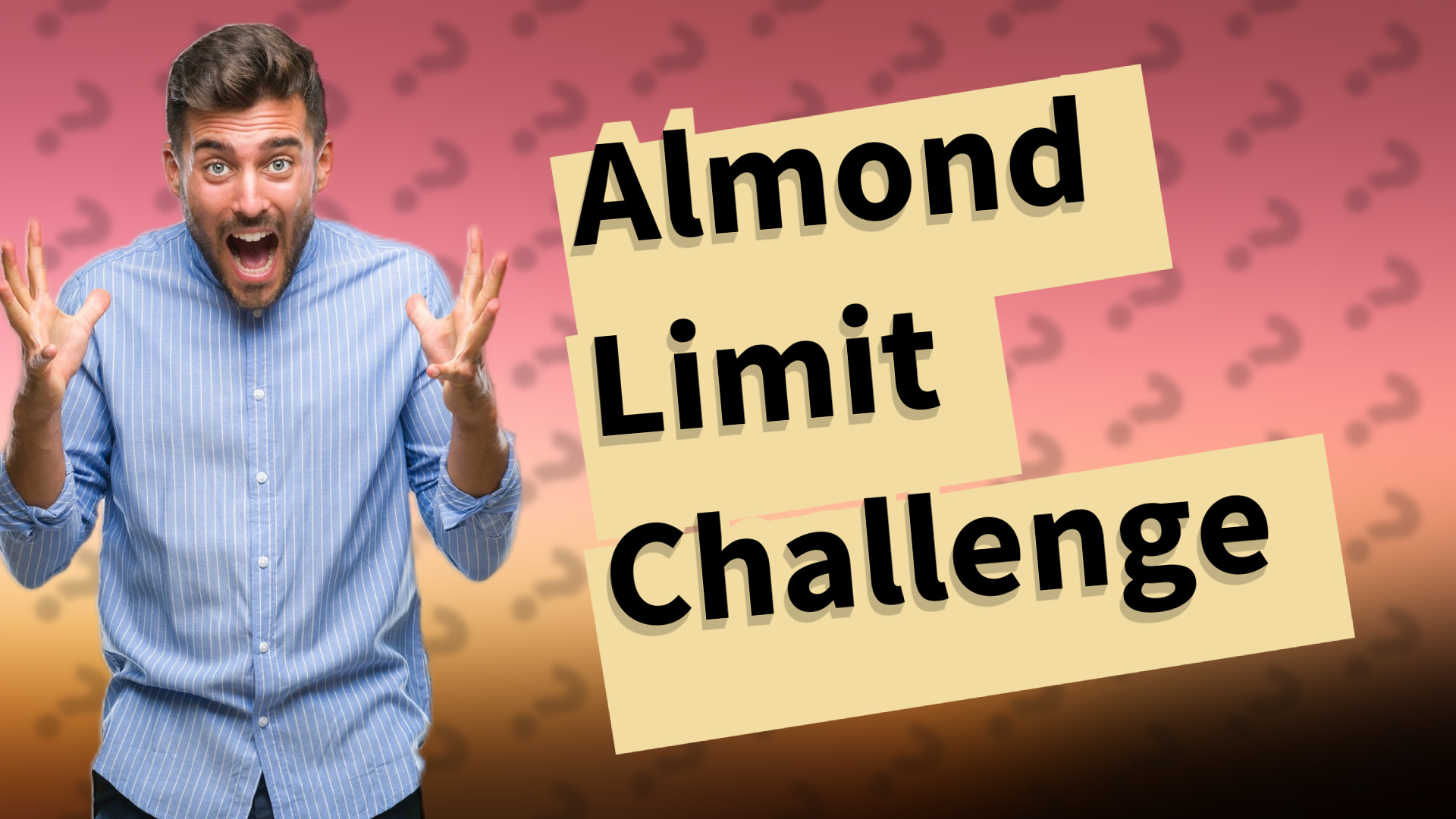 Almond Limit Challenge
