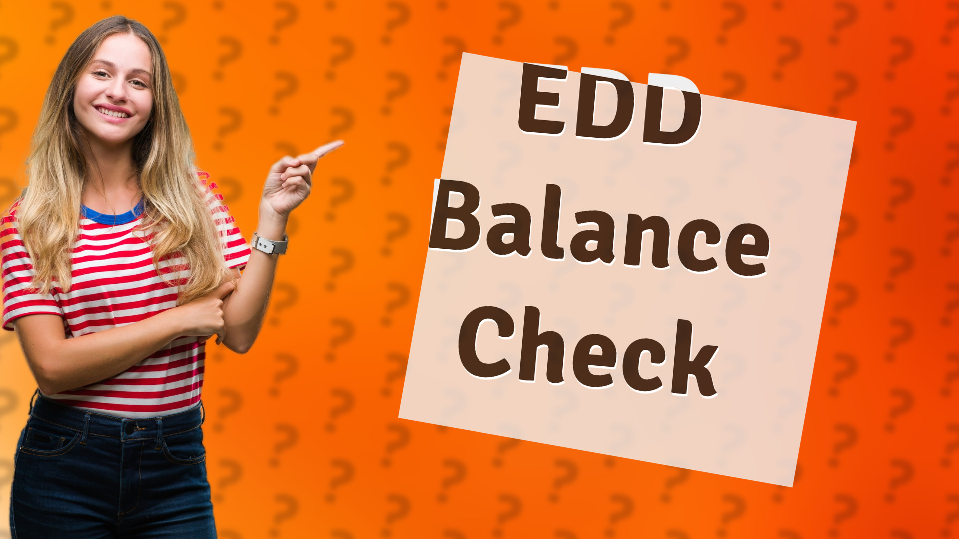 EDD Balance Check