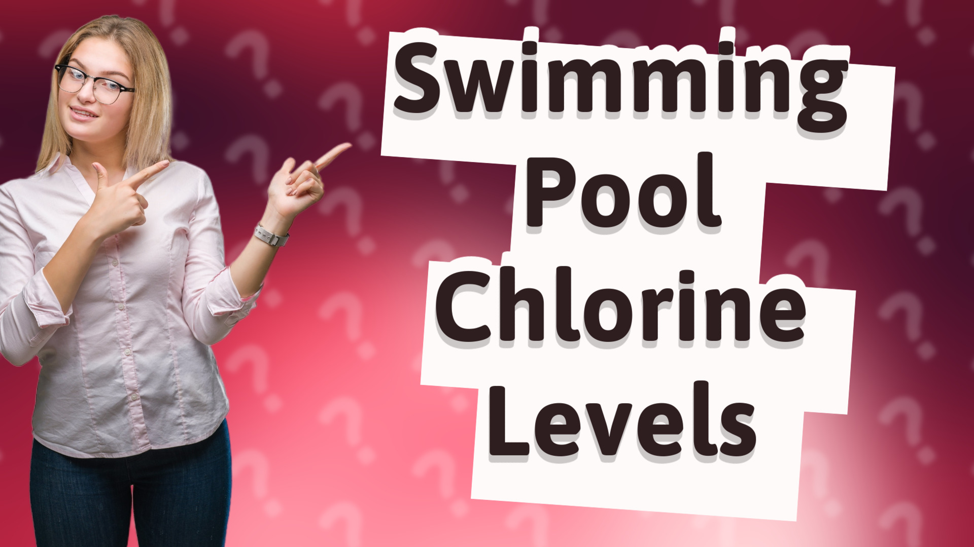 Swimming Pool Chlorine Levels