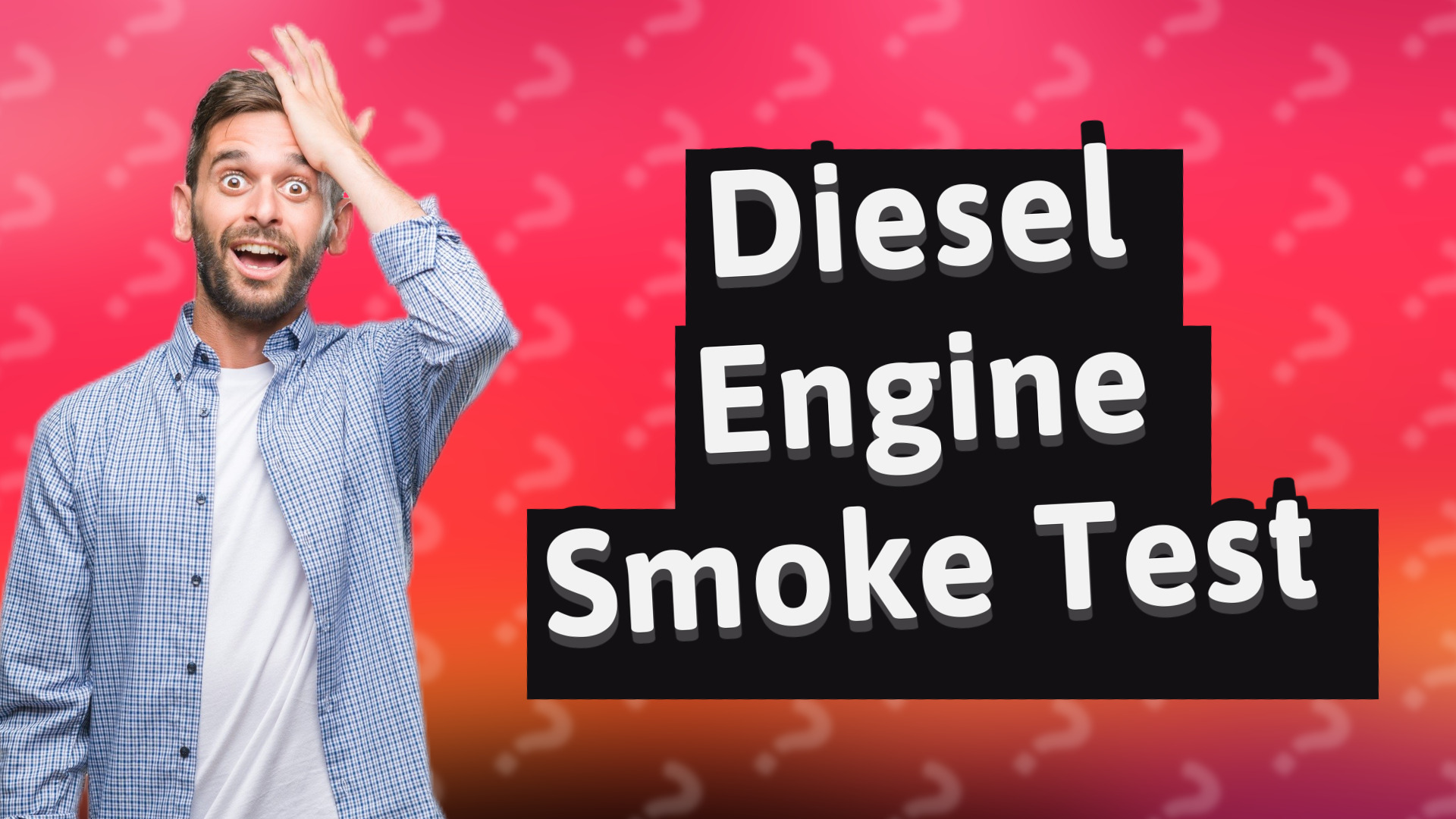 Diesel Engine Smoke Test