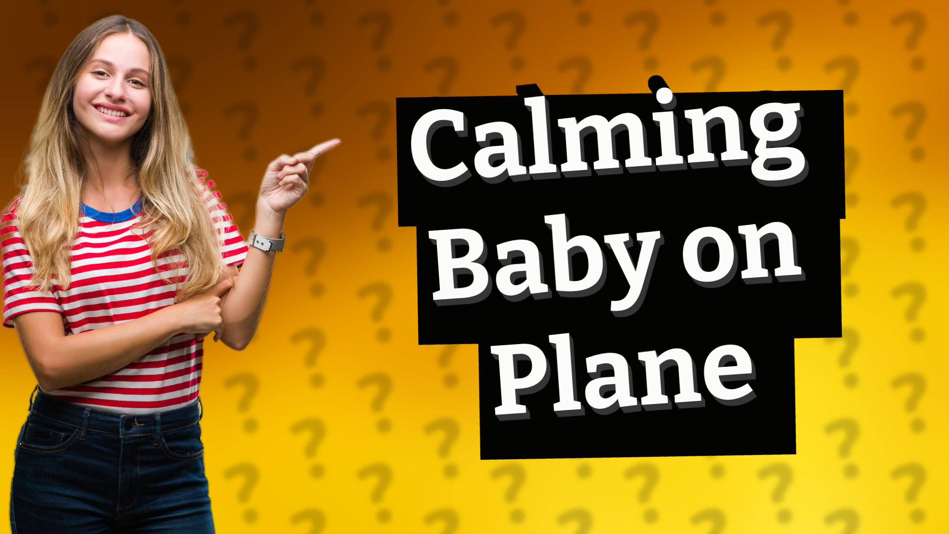 Calming Baby on Plane