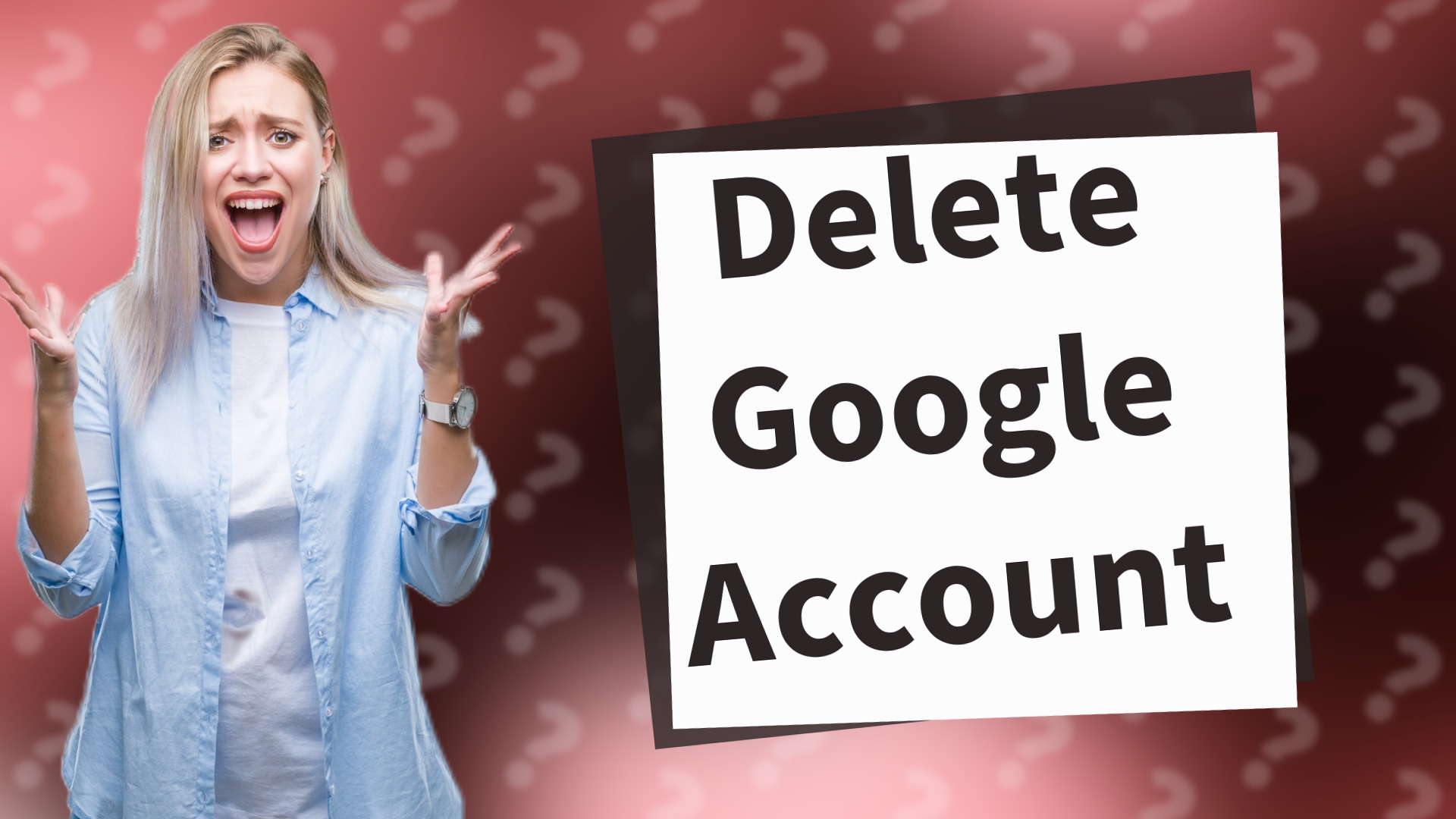 Delete Google Account