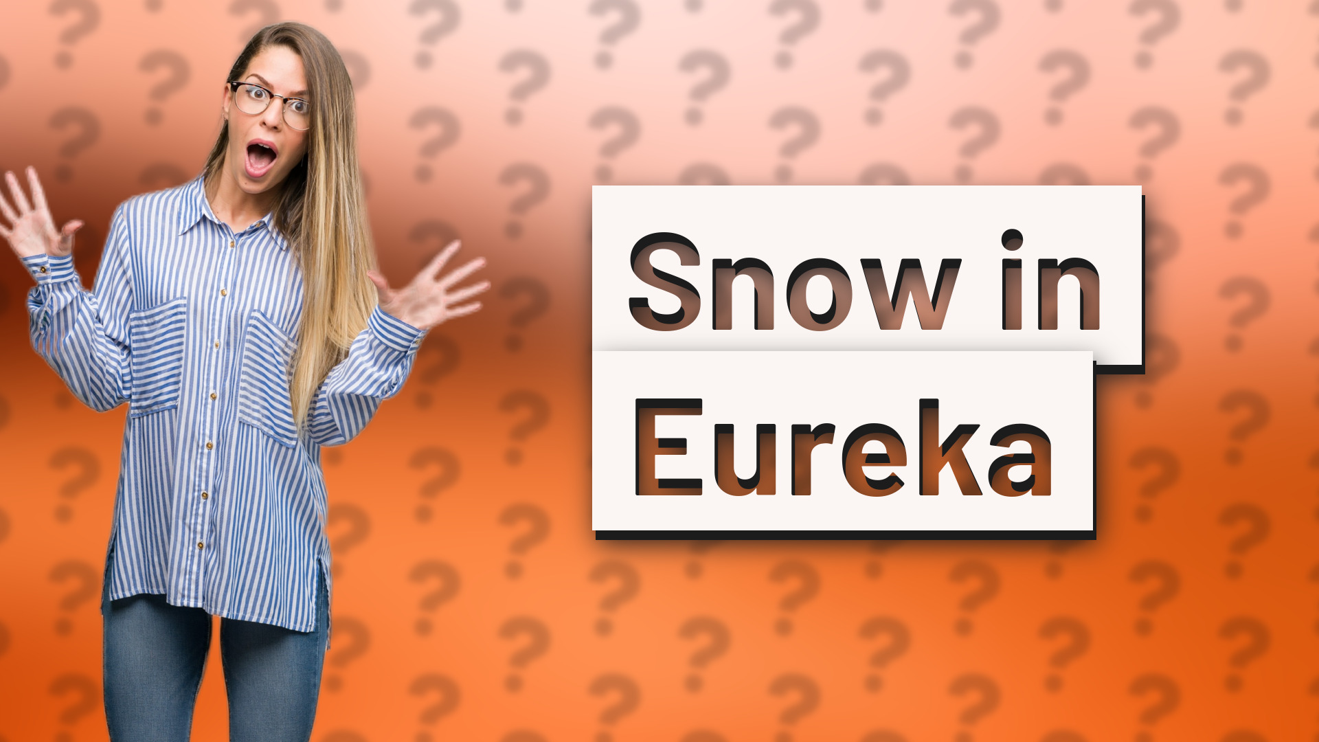 Snow in Eureka