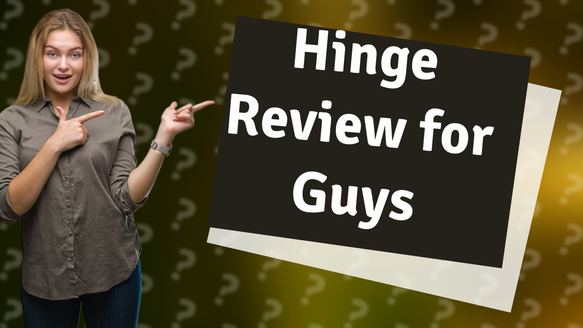 Hinge Review for Guys