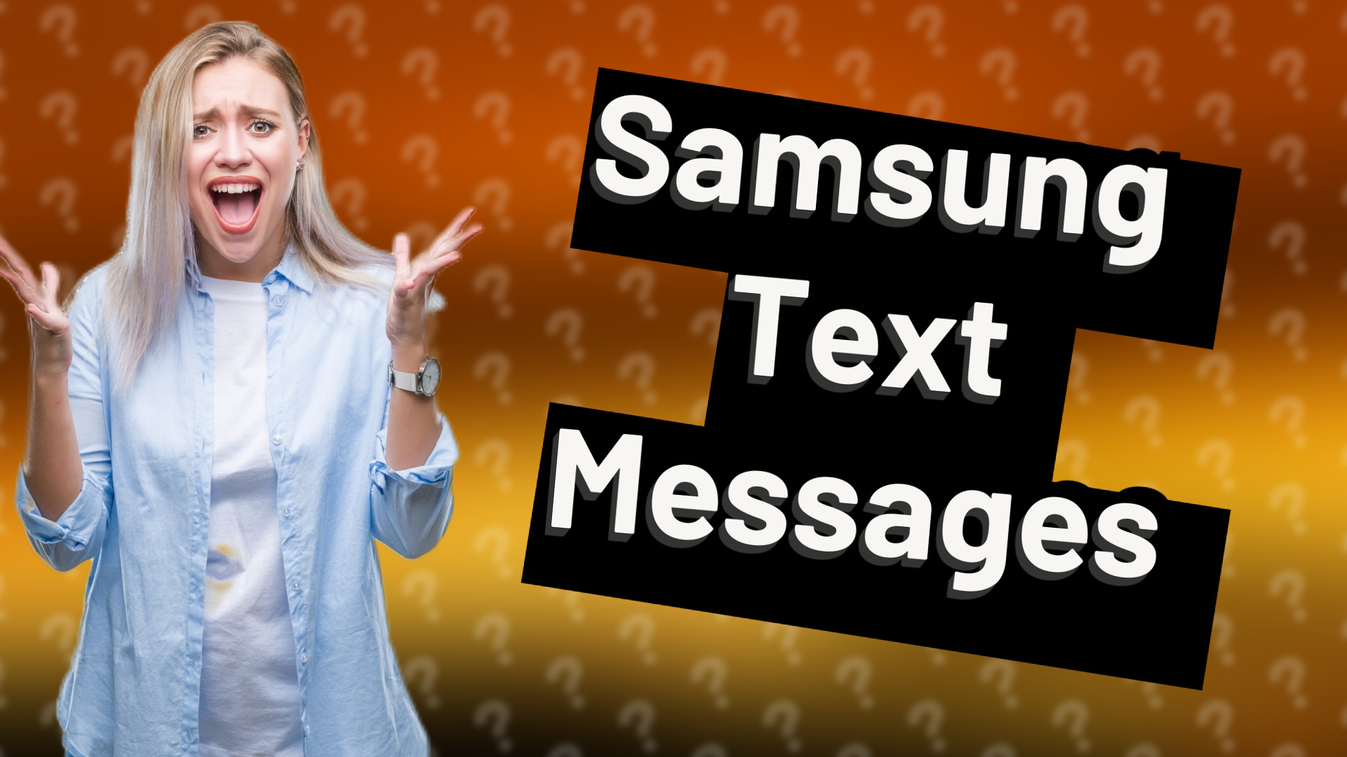 Samsung Text Messages