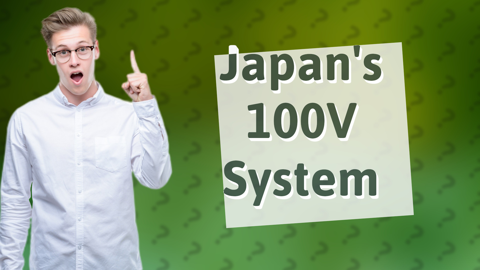 Japan's 100V System