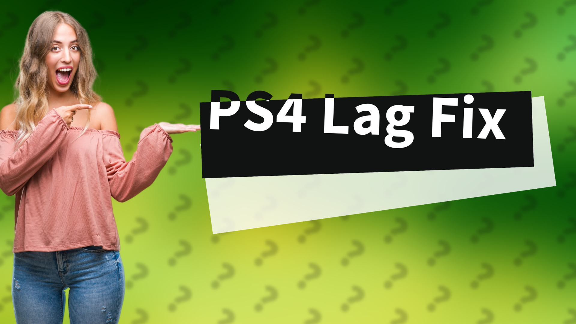 PS4 Lag Fix