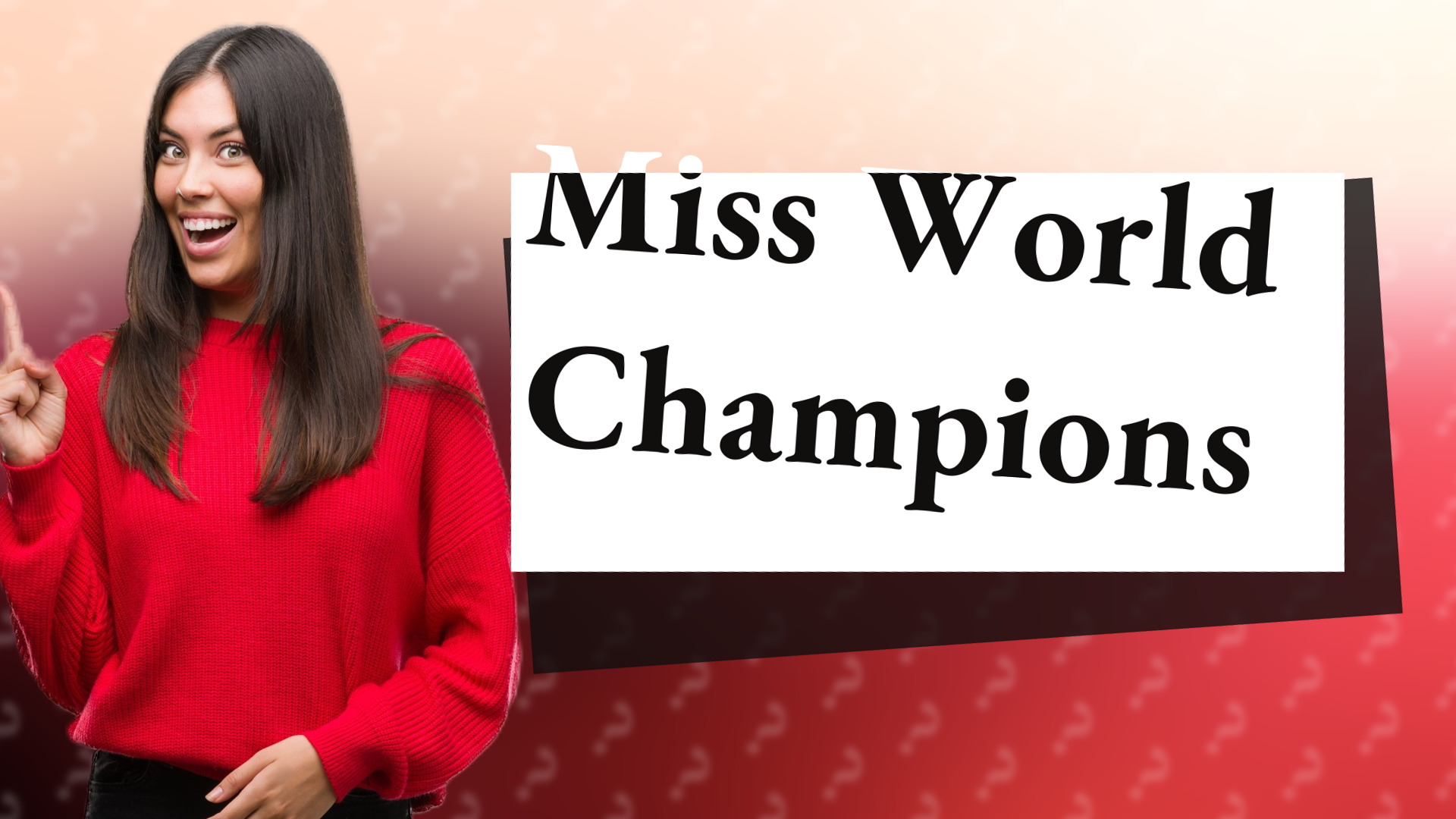 Miss World Champions