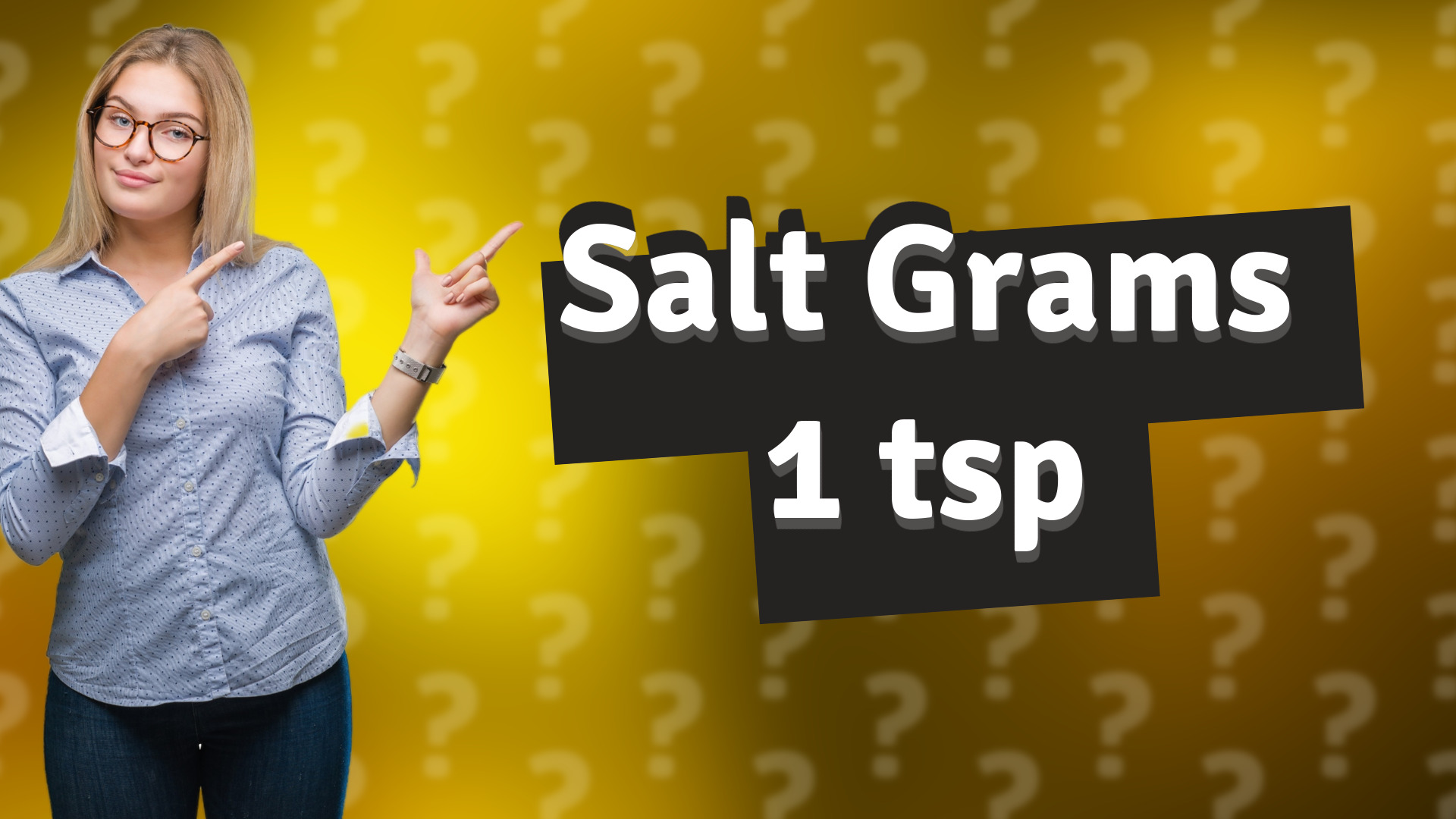 Salt Grams 1 tsp