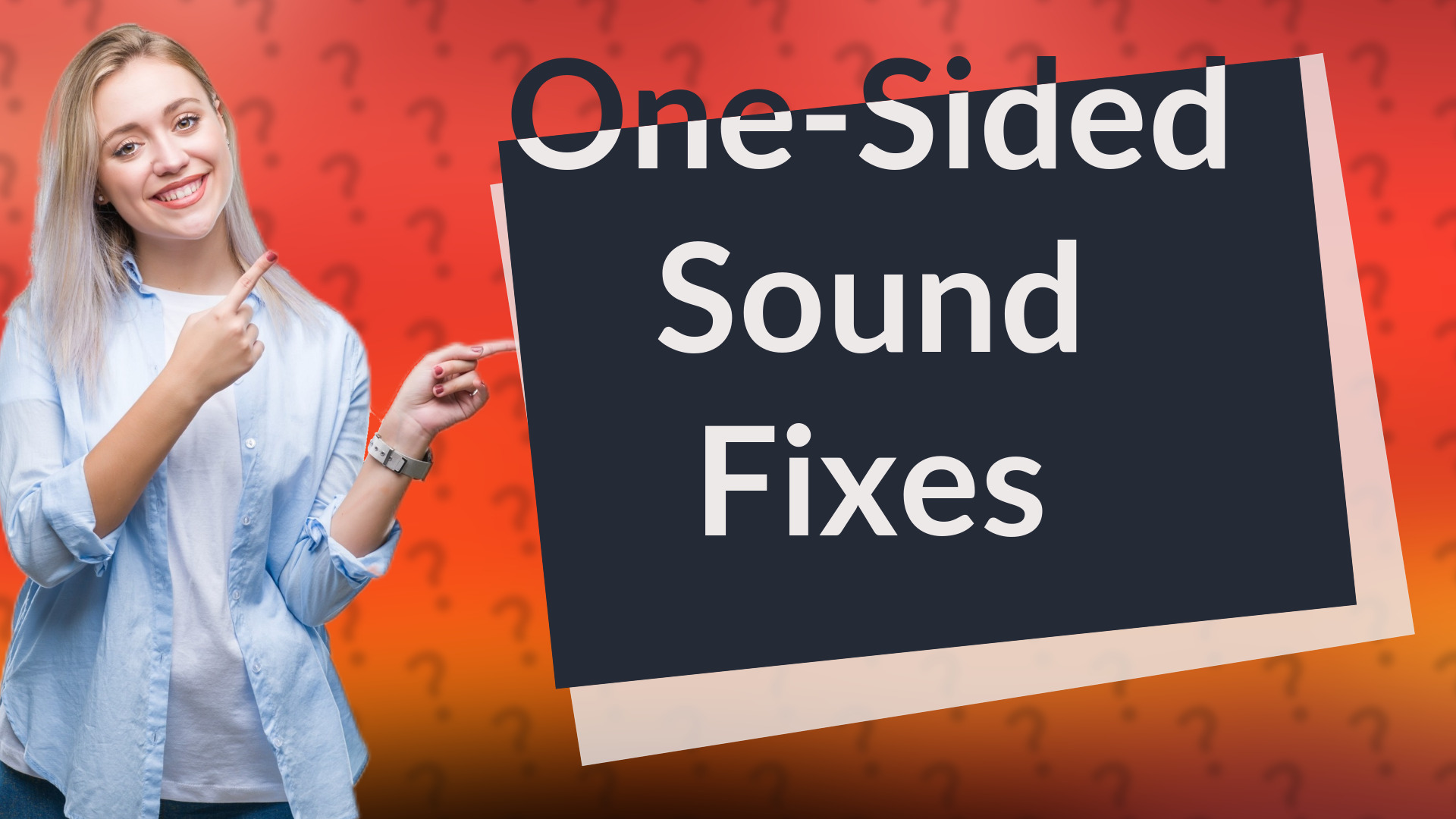 One-Sided Sound Fixes