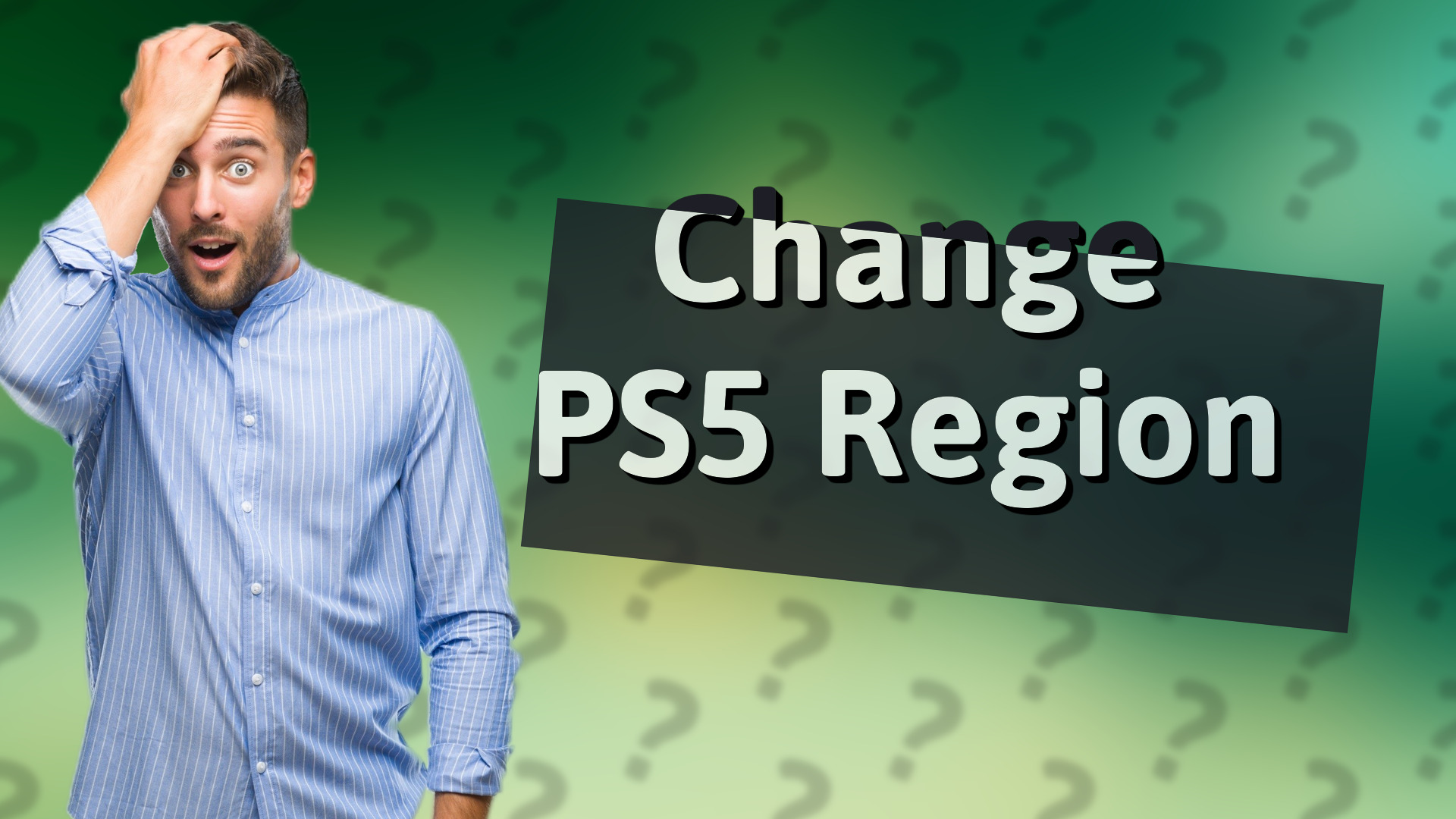 Change PS5 Region