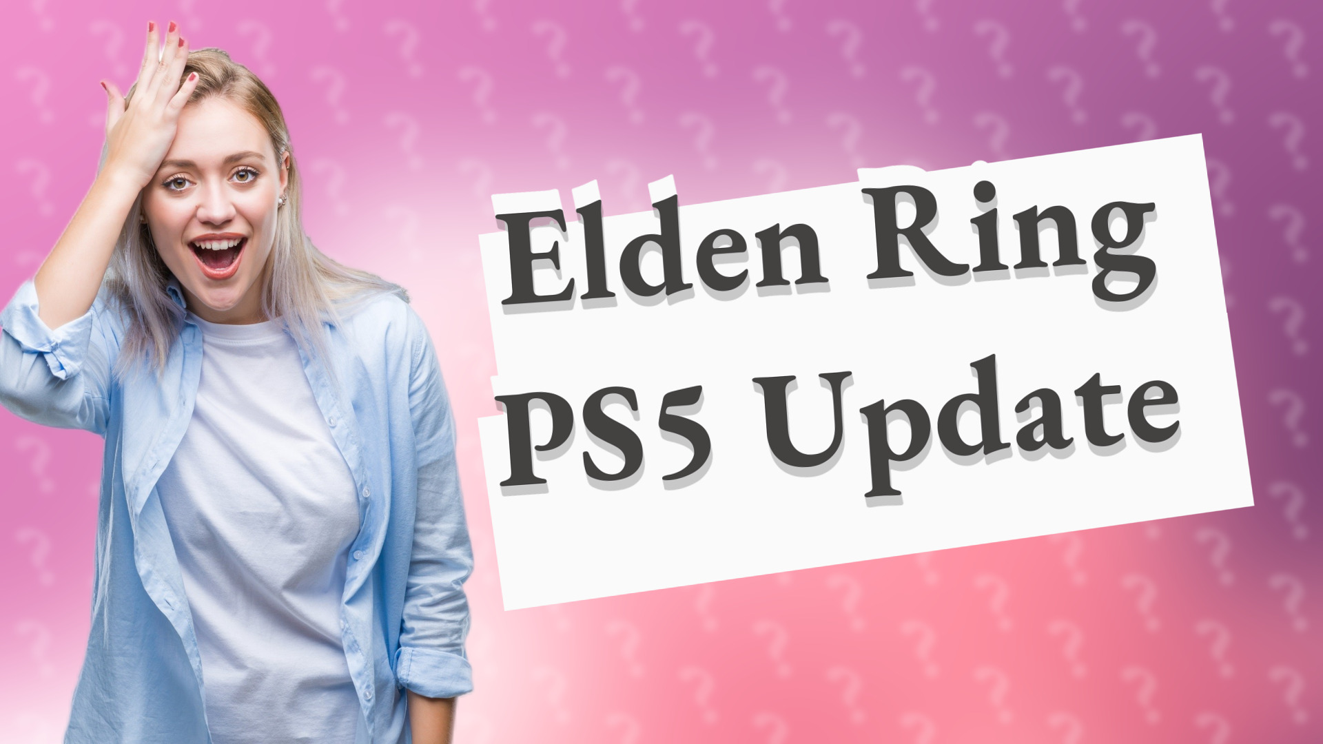 Elden Ring PS5 Update